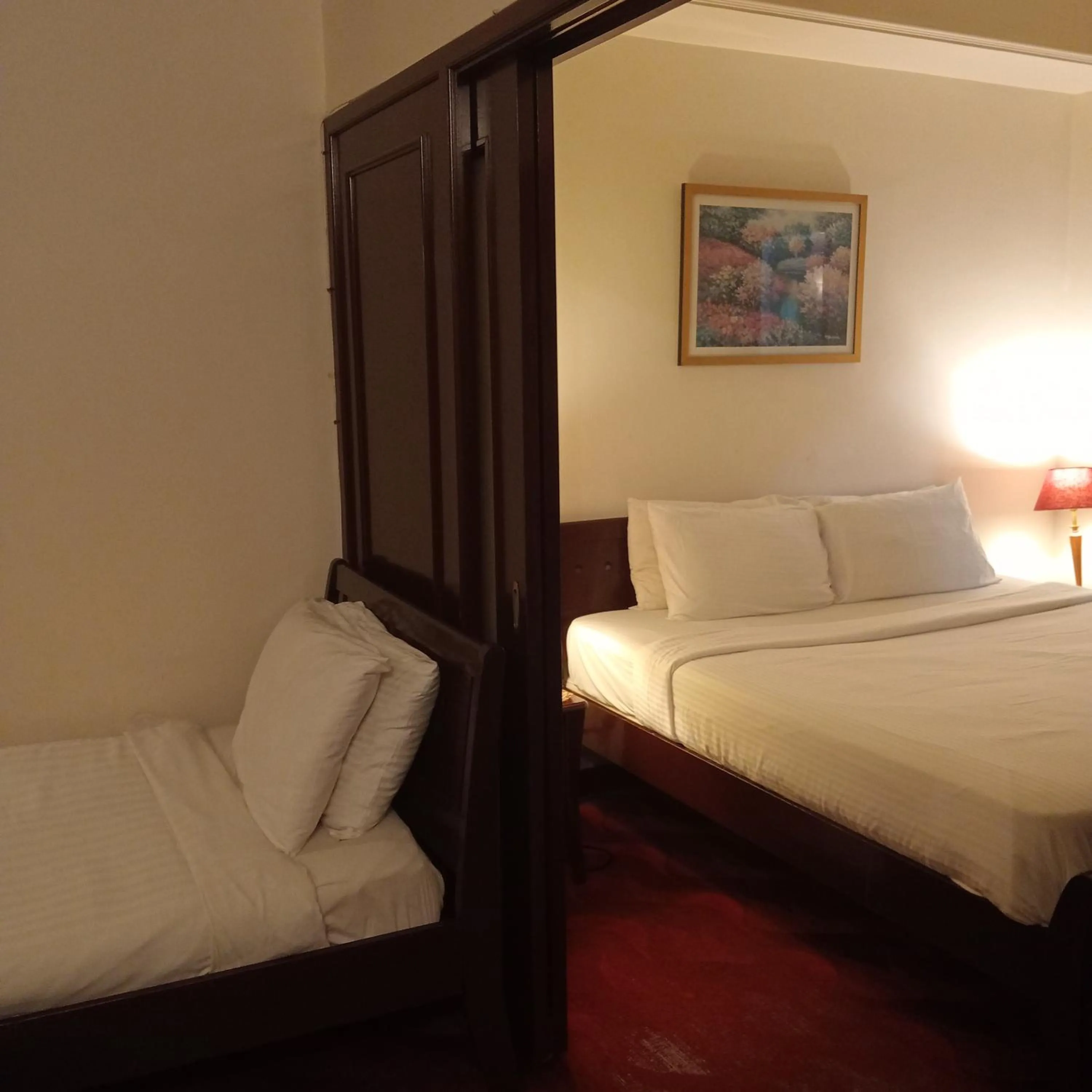 Bed in Star suite At times square