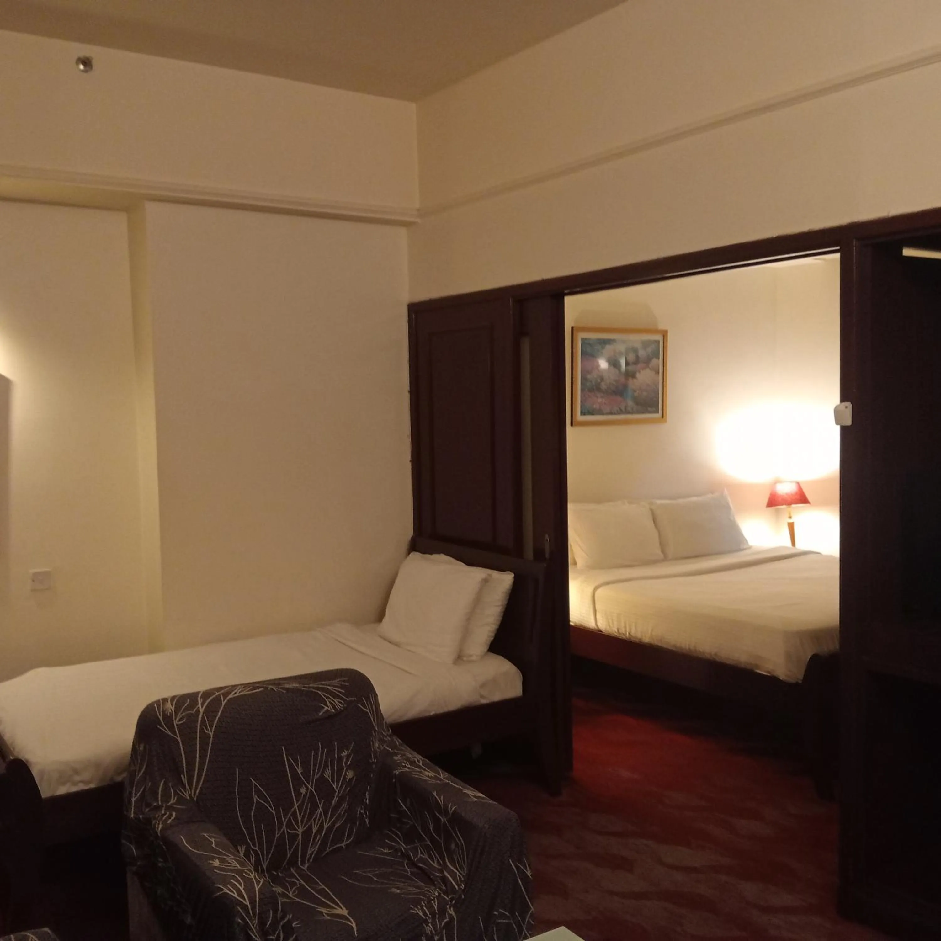 Bed in Star suite At times square