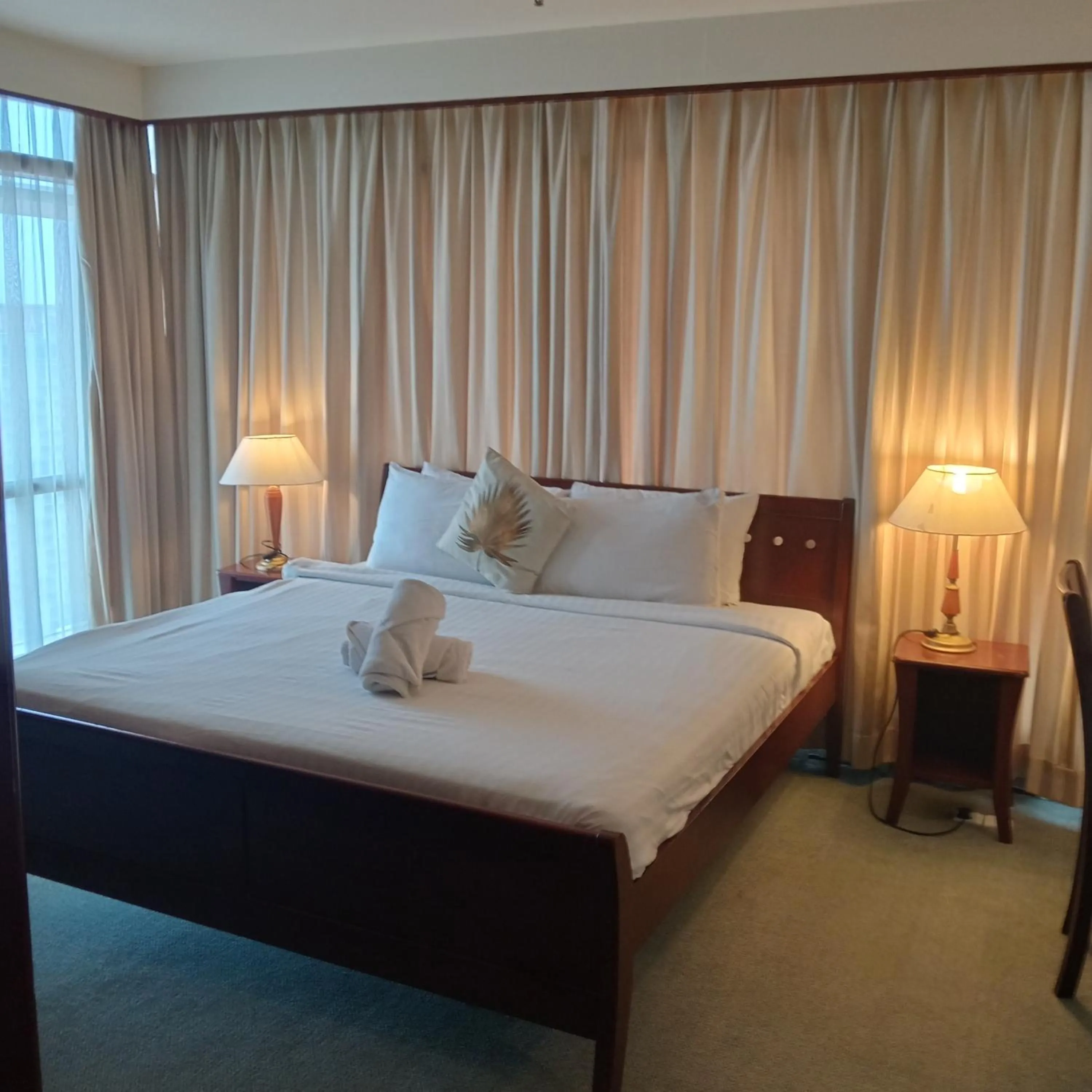 Bed in Star suite At times square