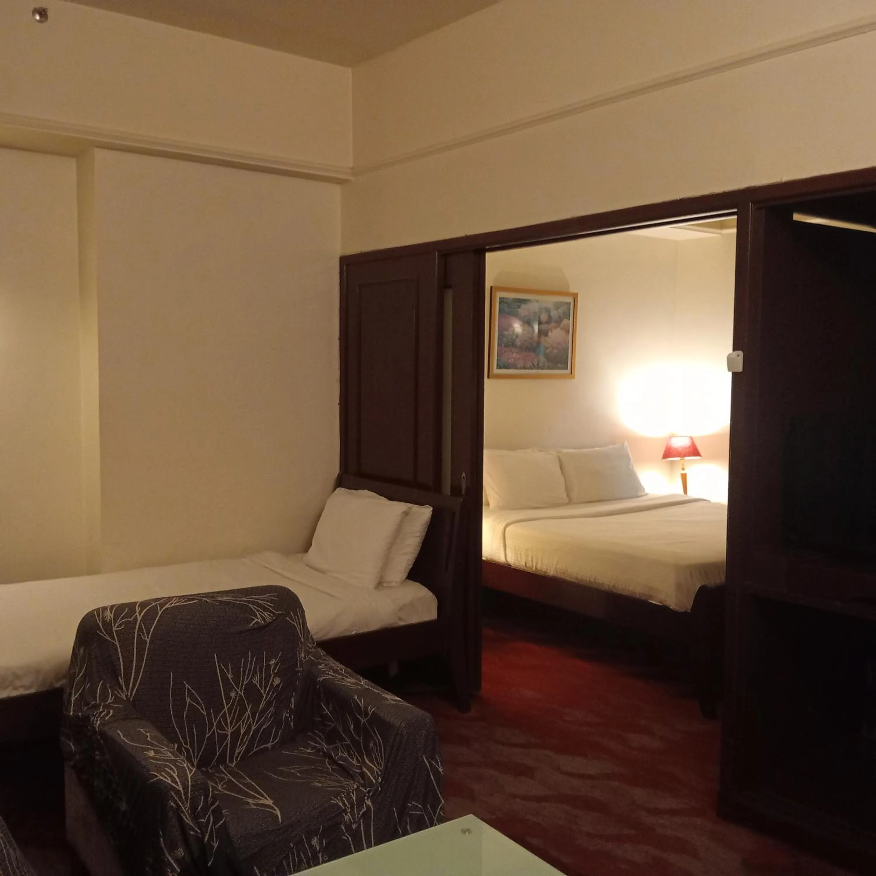 Bed in Star suite At times square