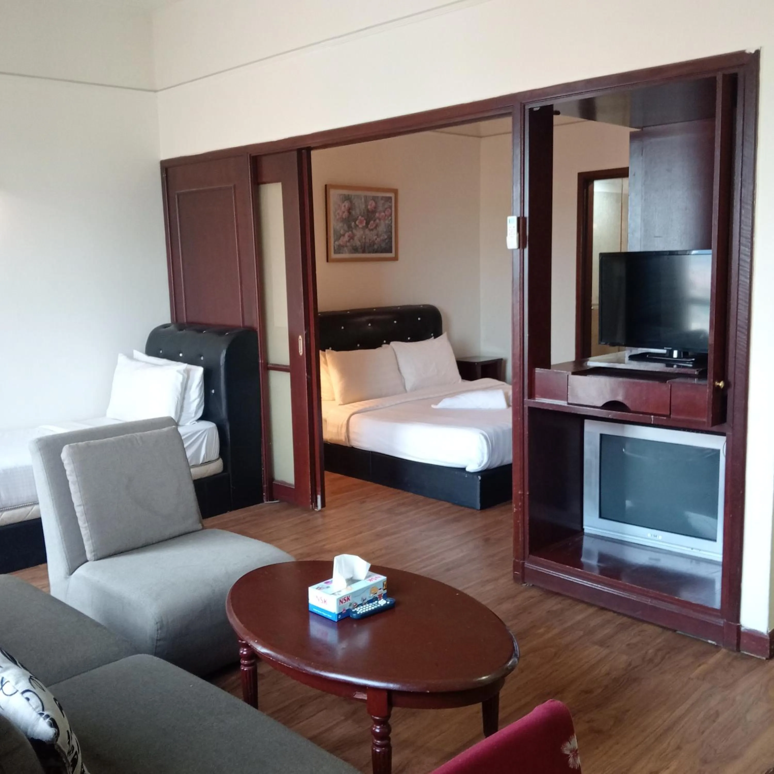 Bed in Star suite At times square