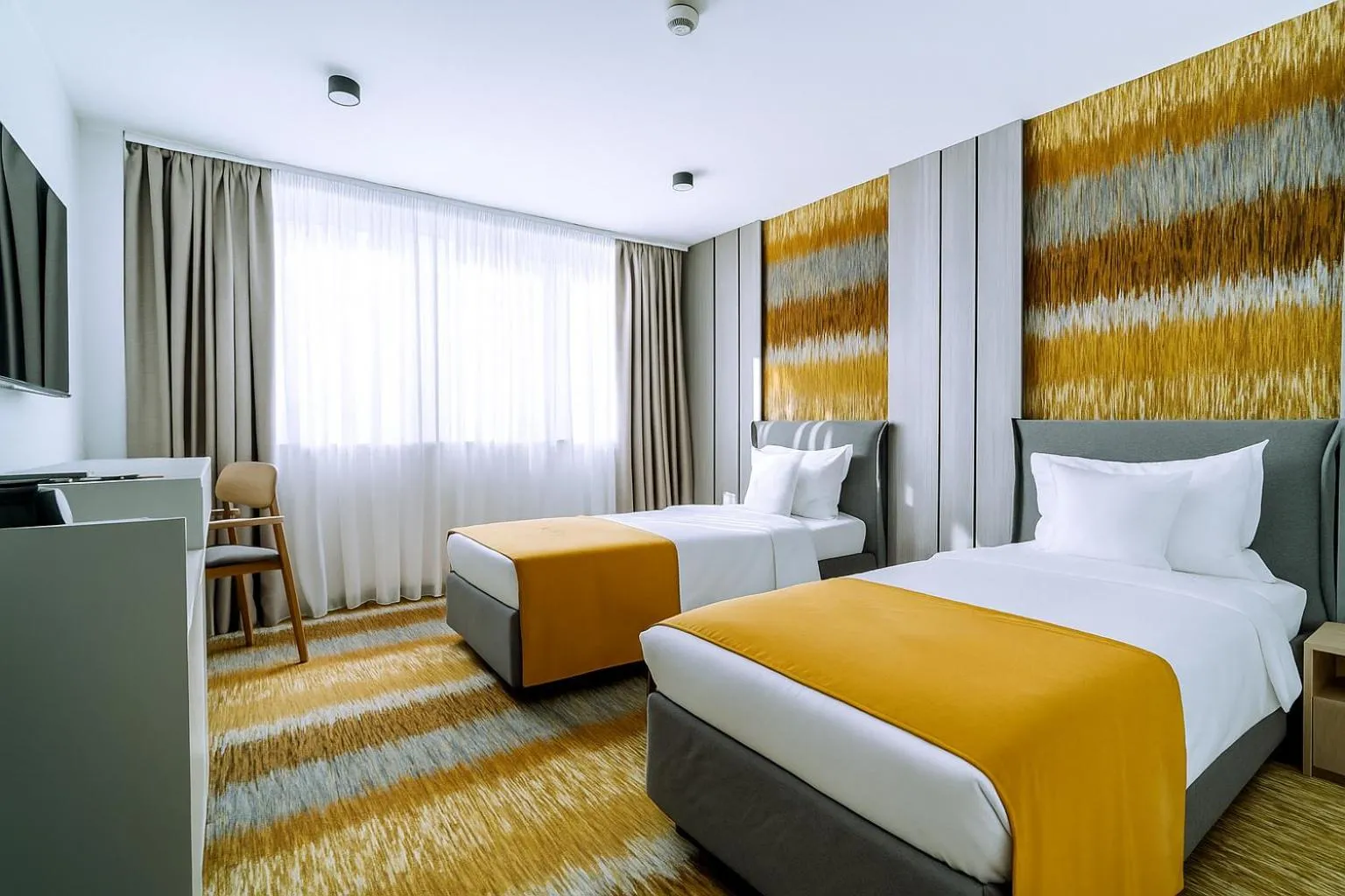 Photo of the whole room, Bed in ARIS Boutique Hotel & SPA