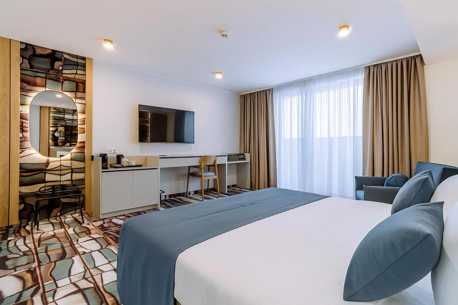 Photo of the whole room, Bed in ARIS Boutique Hotel & SPA