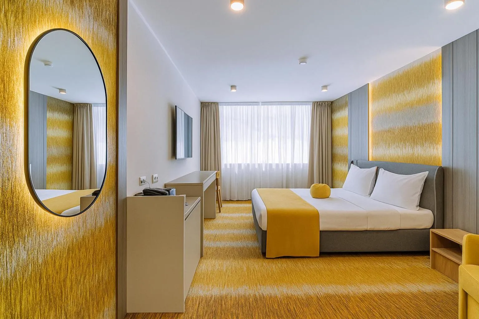 Photo of the whole room, Bed in ARIS Boutique Hotel & SPA