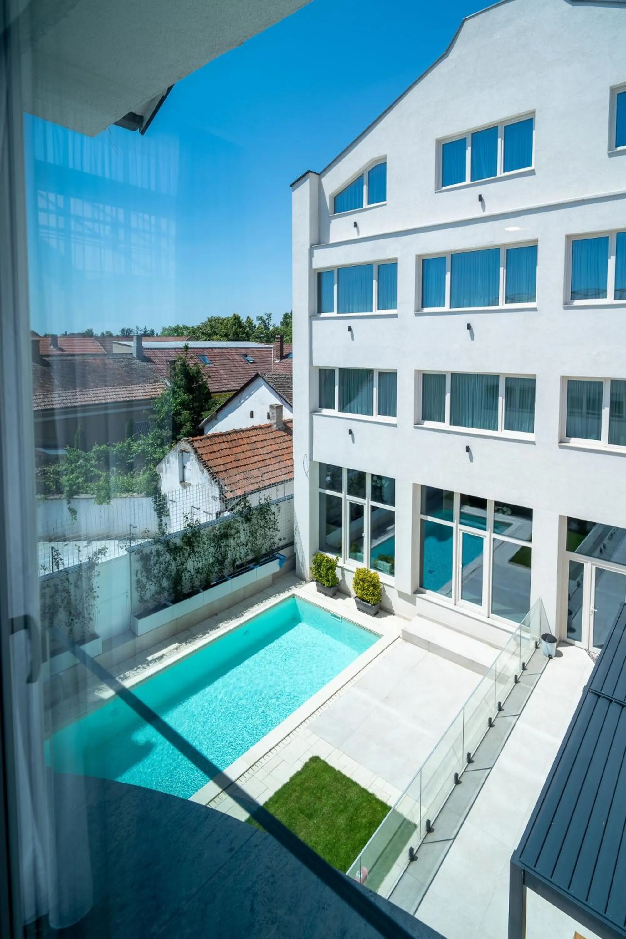 Pool view in ARIS Boutique Hotel & SPA