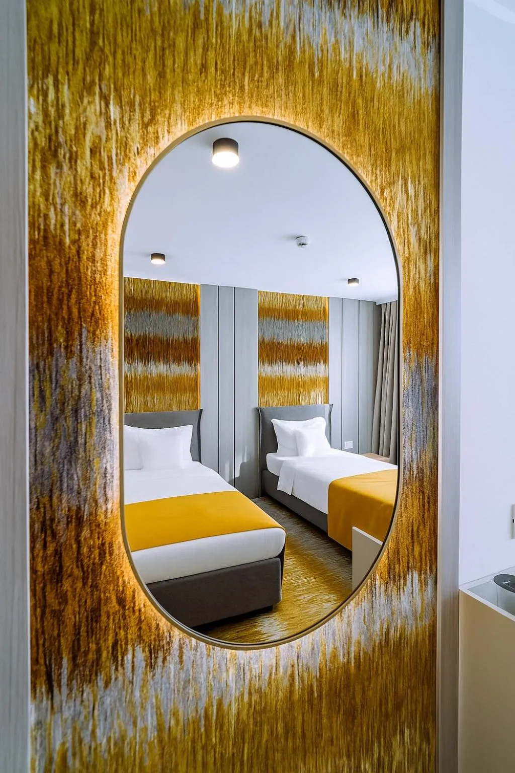 Decorative detail, Bed in ARIS Boutique Hotel & SPA