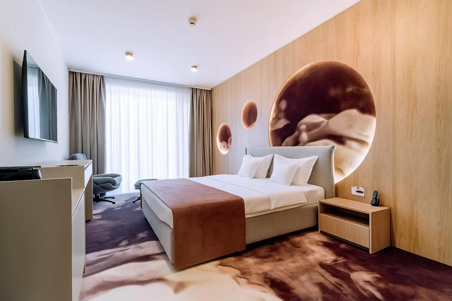 TV and multimedia, Bed in ARIS Boutique Hotel & SPA