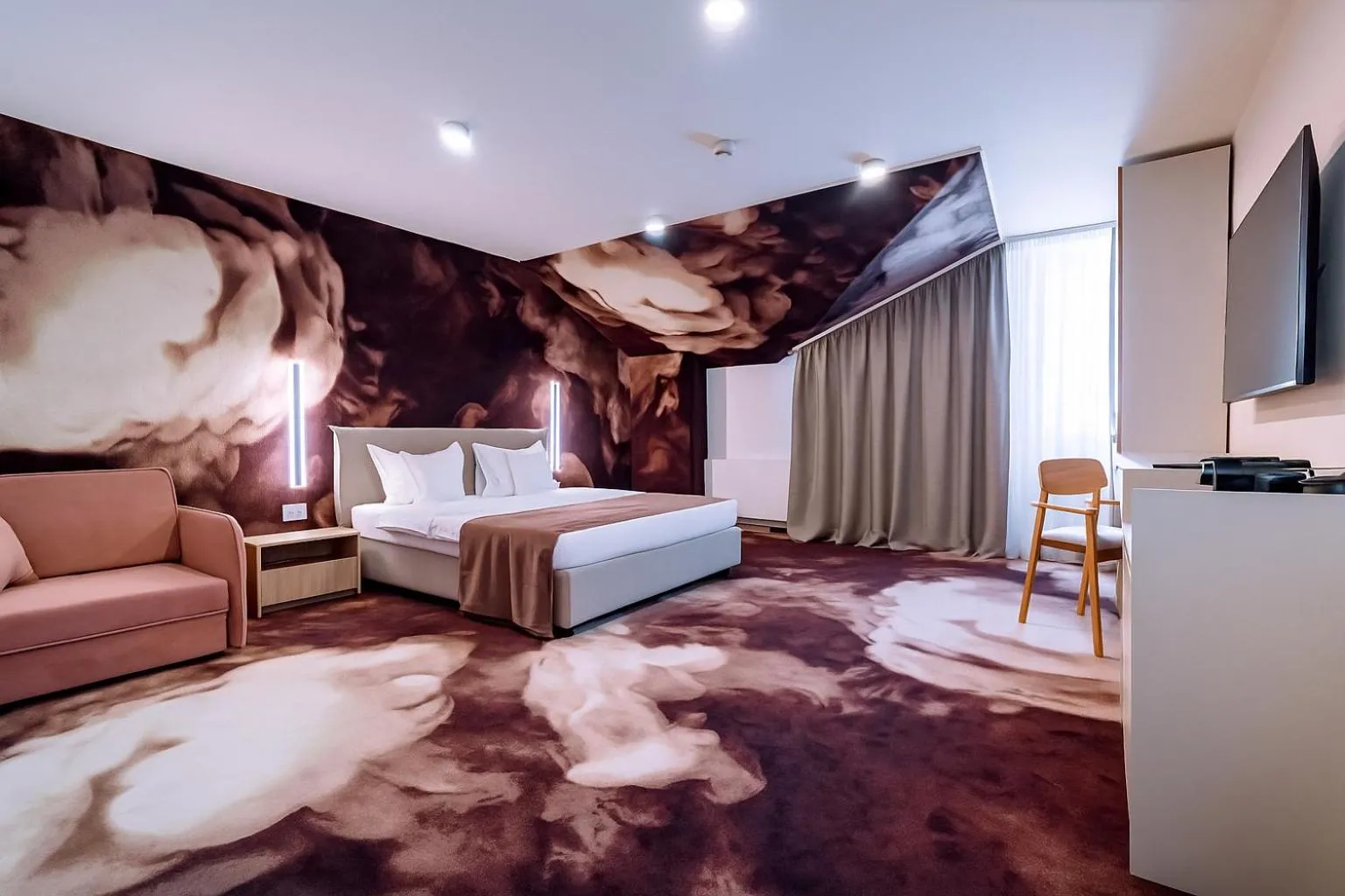 Photo of the whole room, Bed in ARIS Boutique Hotel & SPA