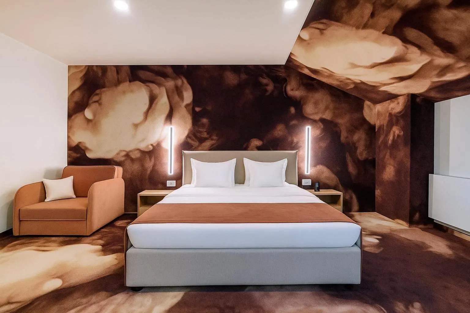 Photo of the whole room, Bed in ARIS Boutique Hotel & SPA