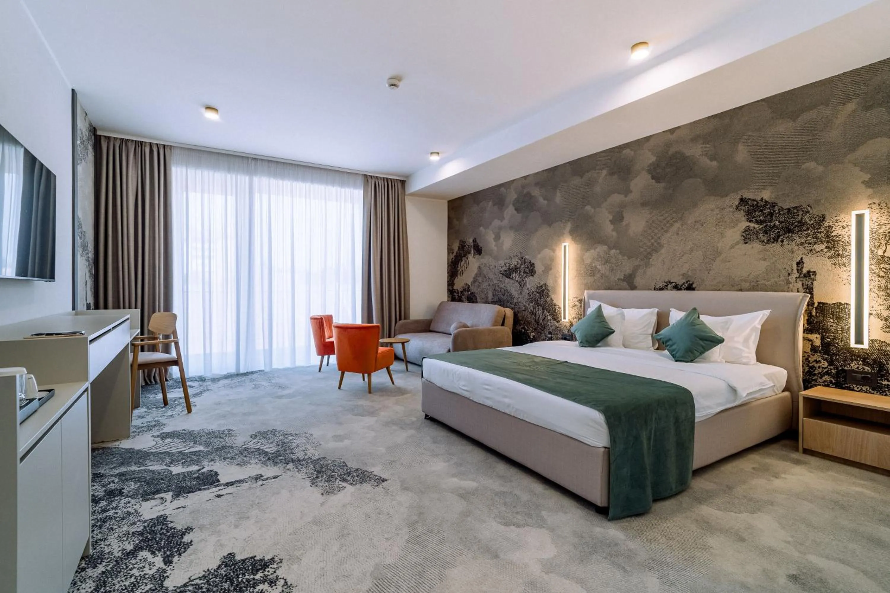 Bed in ARIS Boutique Hotel & SPA