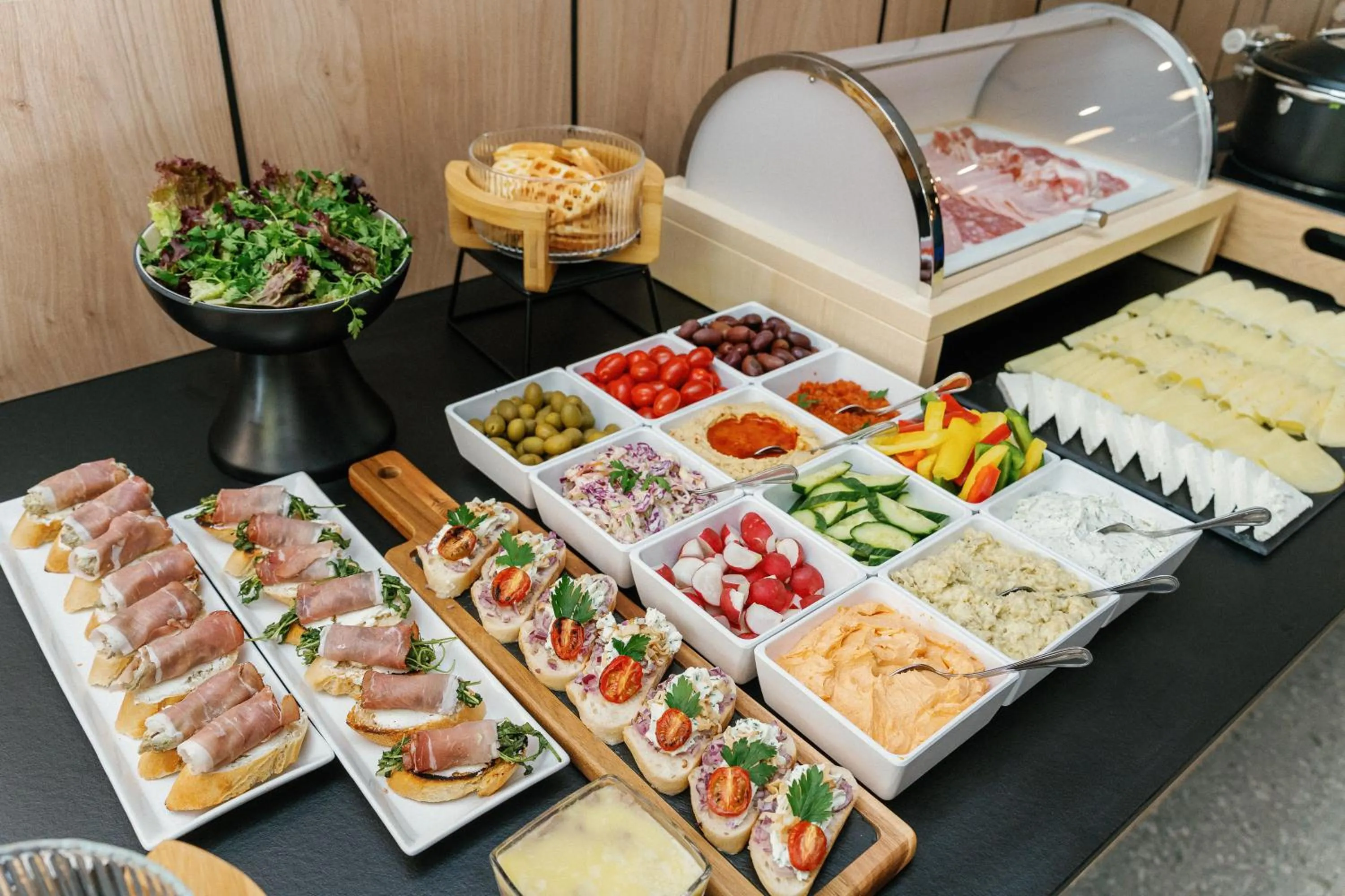 Buffet breakfast in ARIS Boutique Hotel & SPA