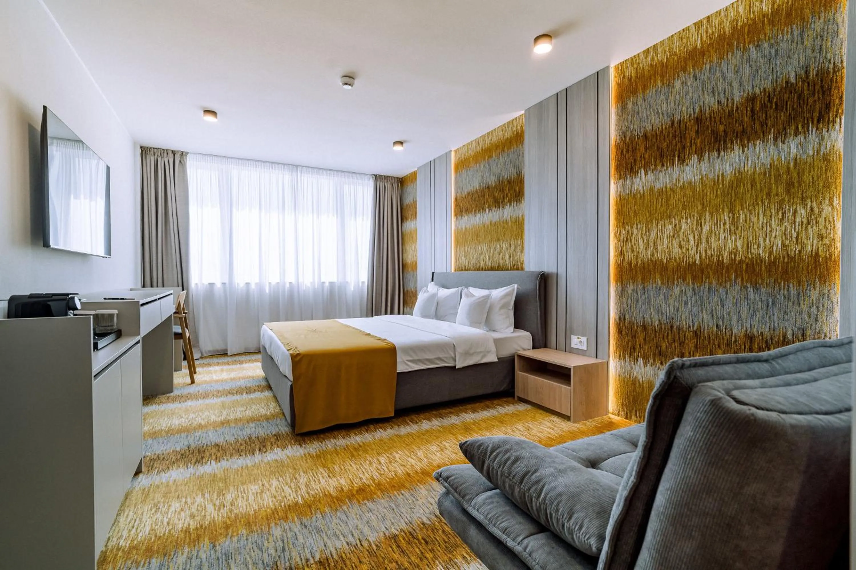 Photo of the whole room, Bed in ARIS Boutique Hotel & SPA