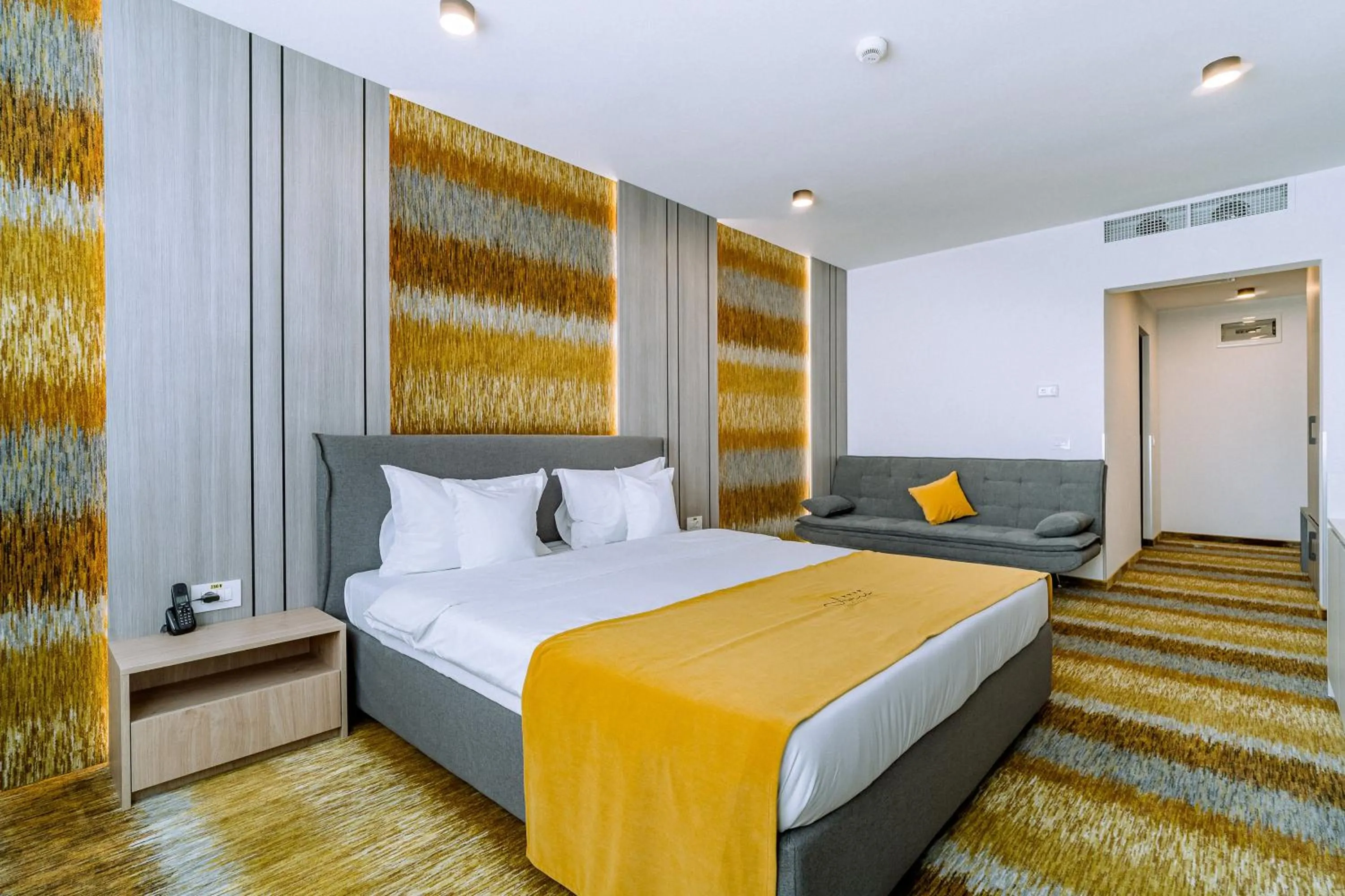 Photo of the whole room, Bed in ARIS Boutique Hotel & SPA