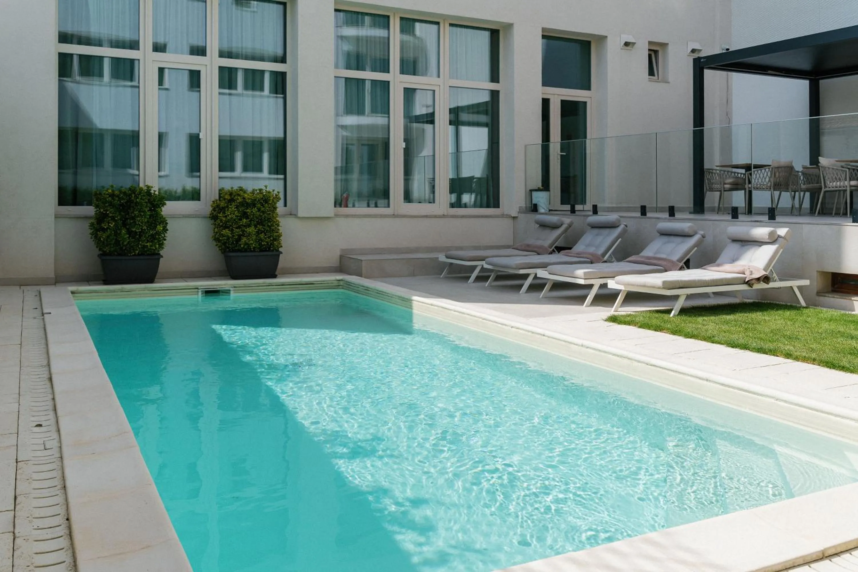 Pool view in ARIS Boutique Hotel & SPA