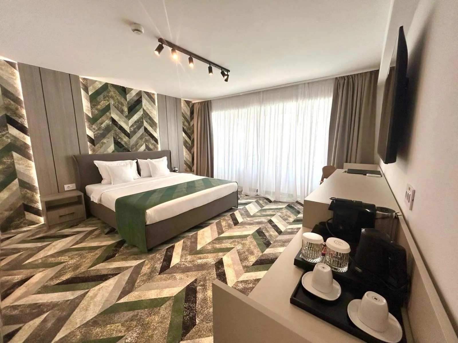 Bed in ARIS Boutique Hotel & SPA