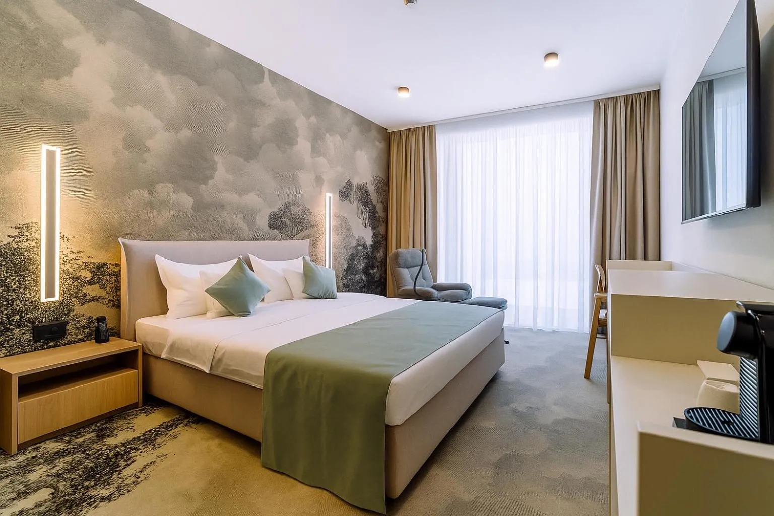 Bedroom, Bed in ARIS Boutique Hotel & SPA