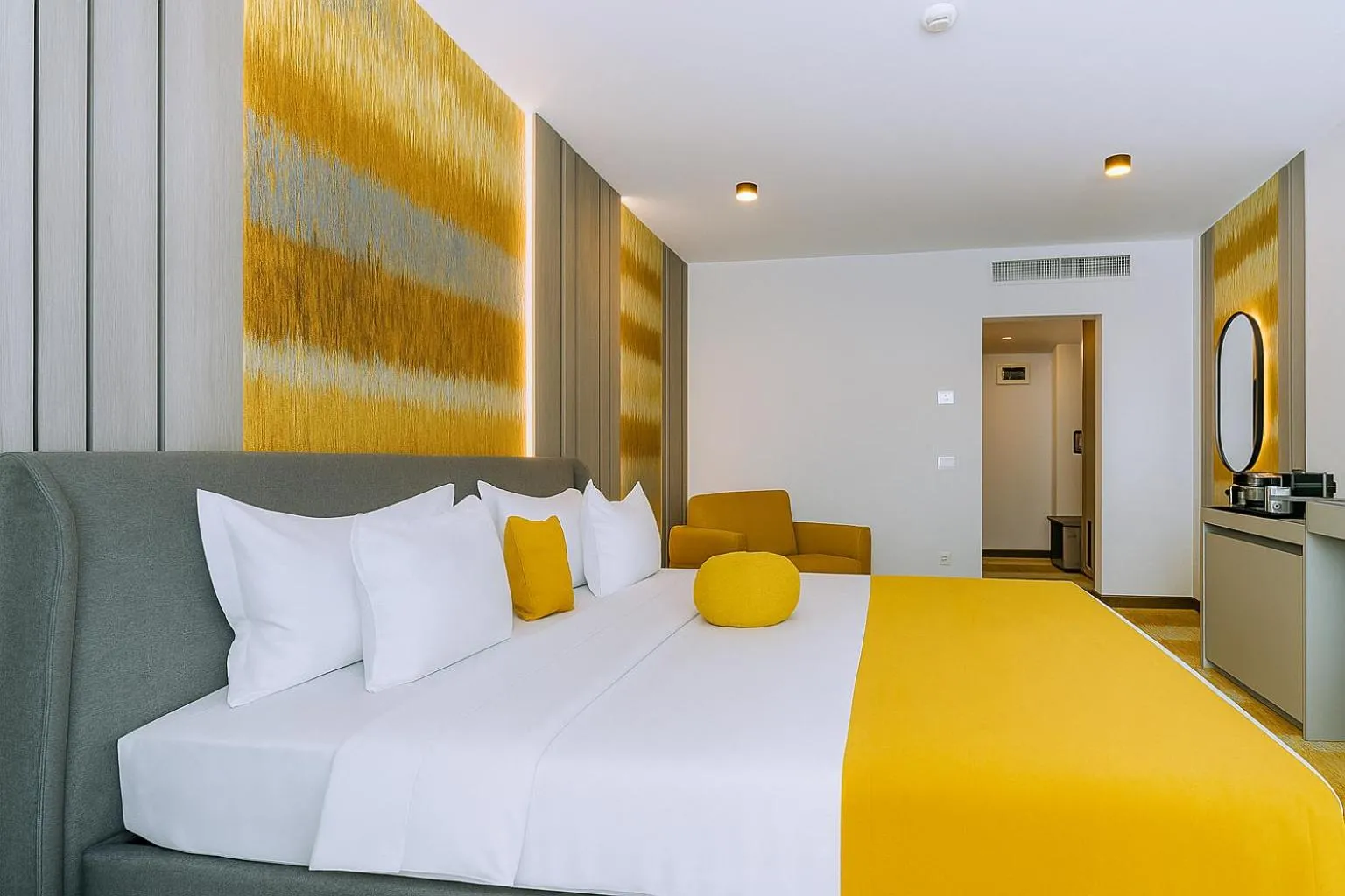 Photo of the whole room, Bed in ARIS Boutique Hotel & SPA