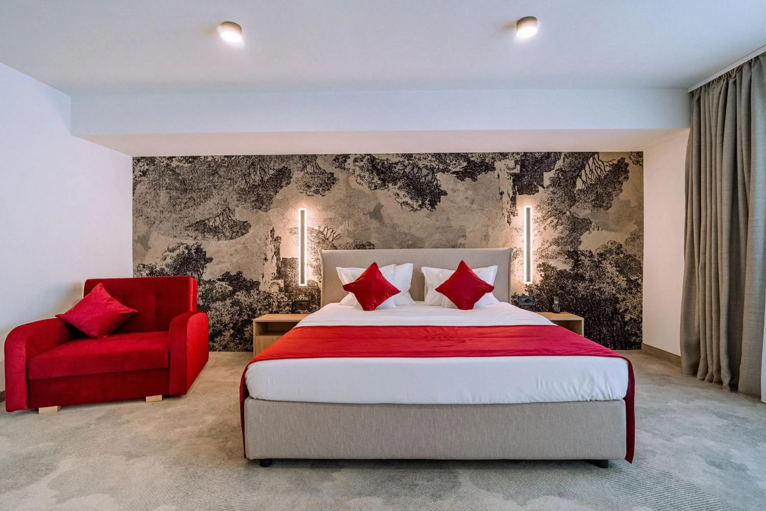 Photo of the whole room, Bed in ARIS Boutique Hotel & SPA
