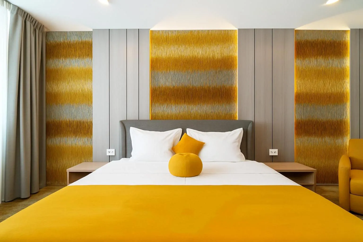 Photo of the whole room, Bed in ARIS Boutique Hotel & SPA