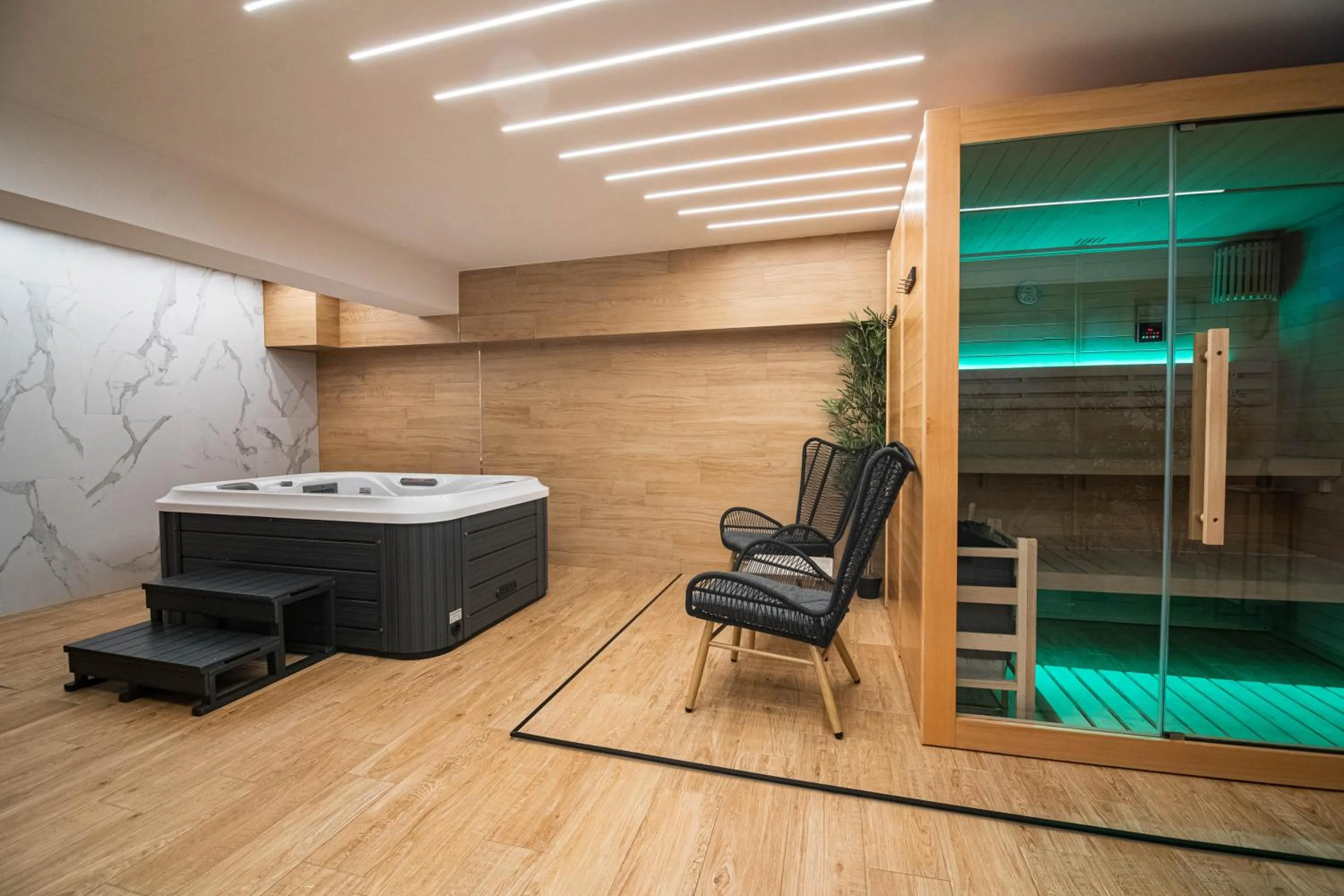 Sauna in ARIS Boutique Hotel & SPA