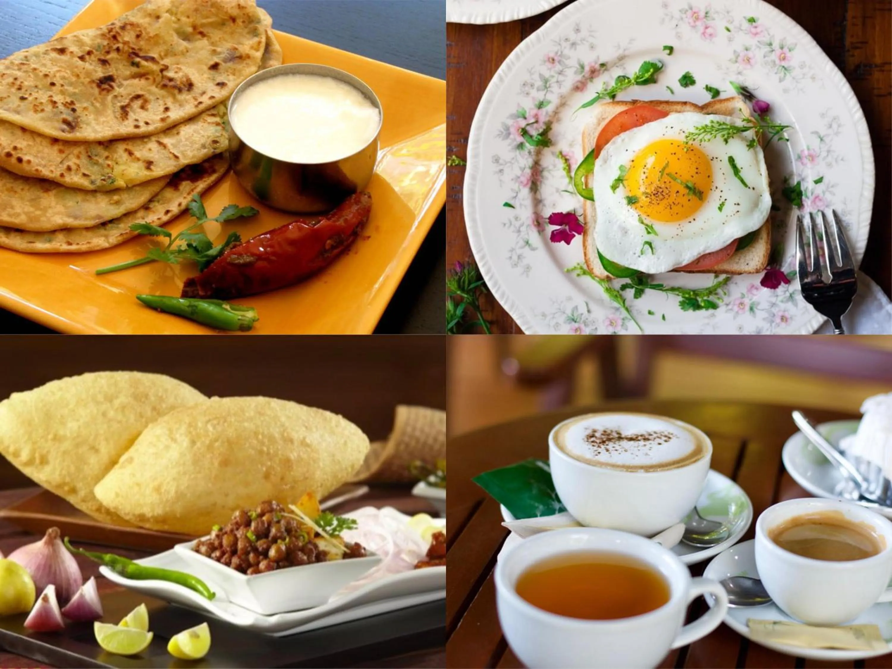 Breakfast in Hotel Kings Inn, Karol Bagh, New Delhi