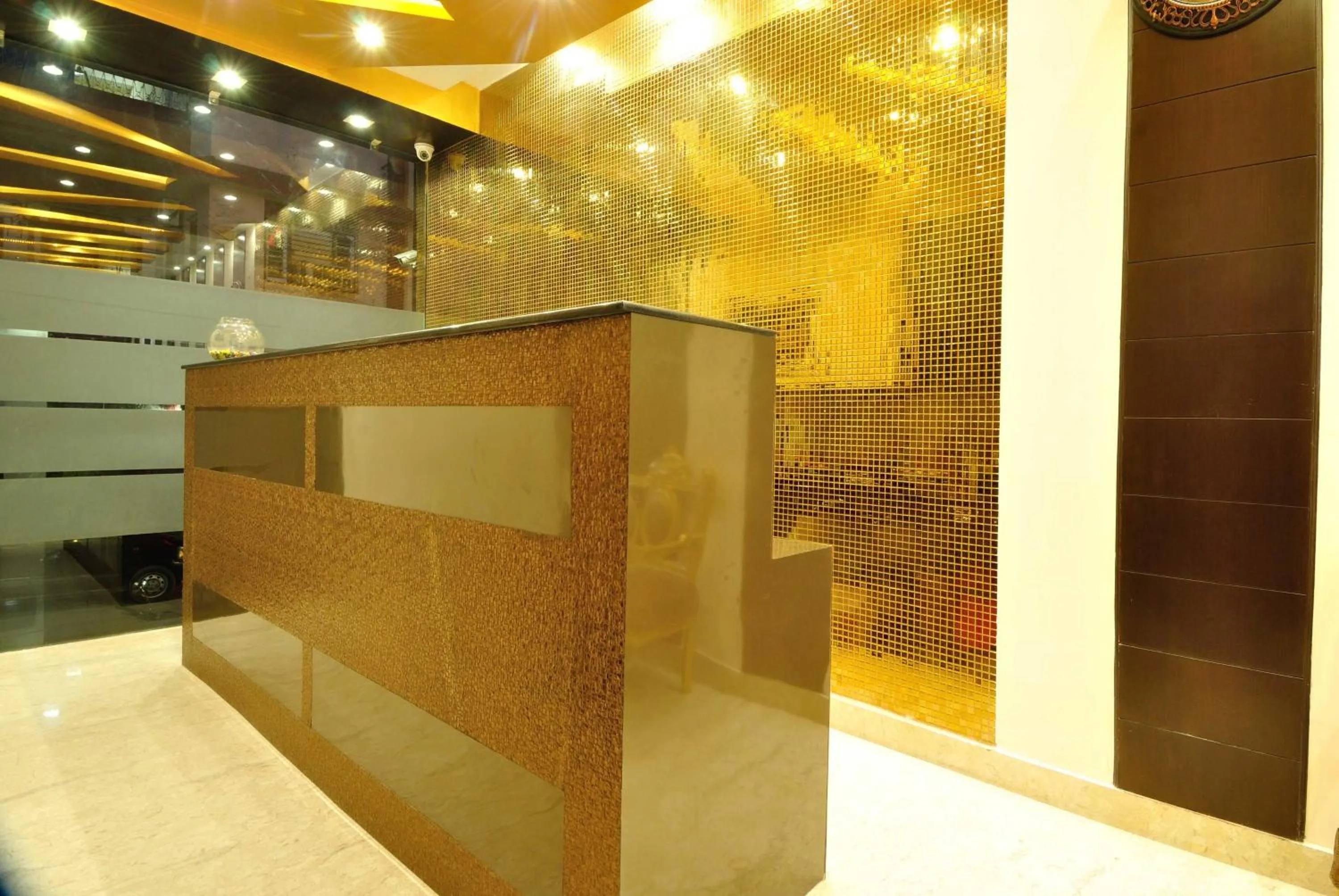 Lobby or reception in Hotel Kings Inn, Karol Bagh, New Delhi