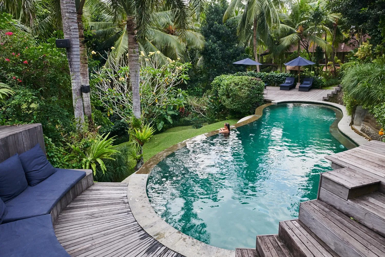 Pool view in Soulshine Resort Ubud, Bali