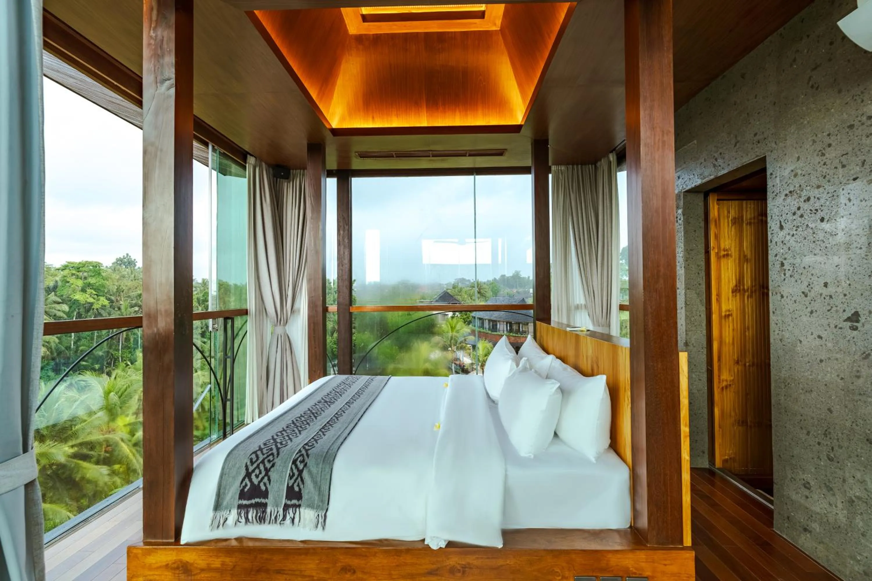 Bed in Soulshine Resort Ubud, Bali
