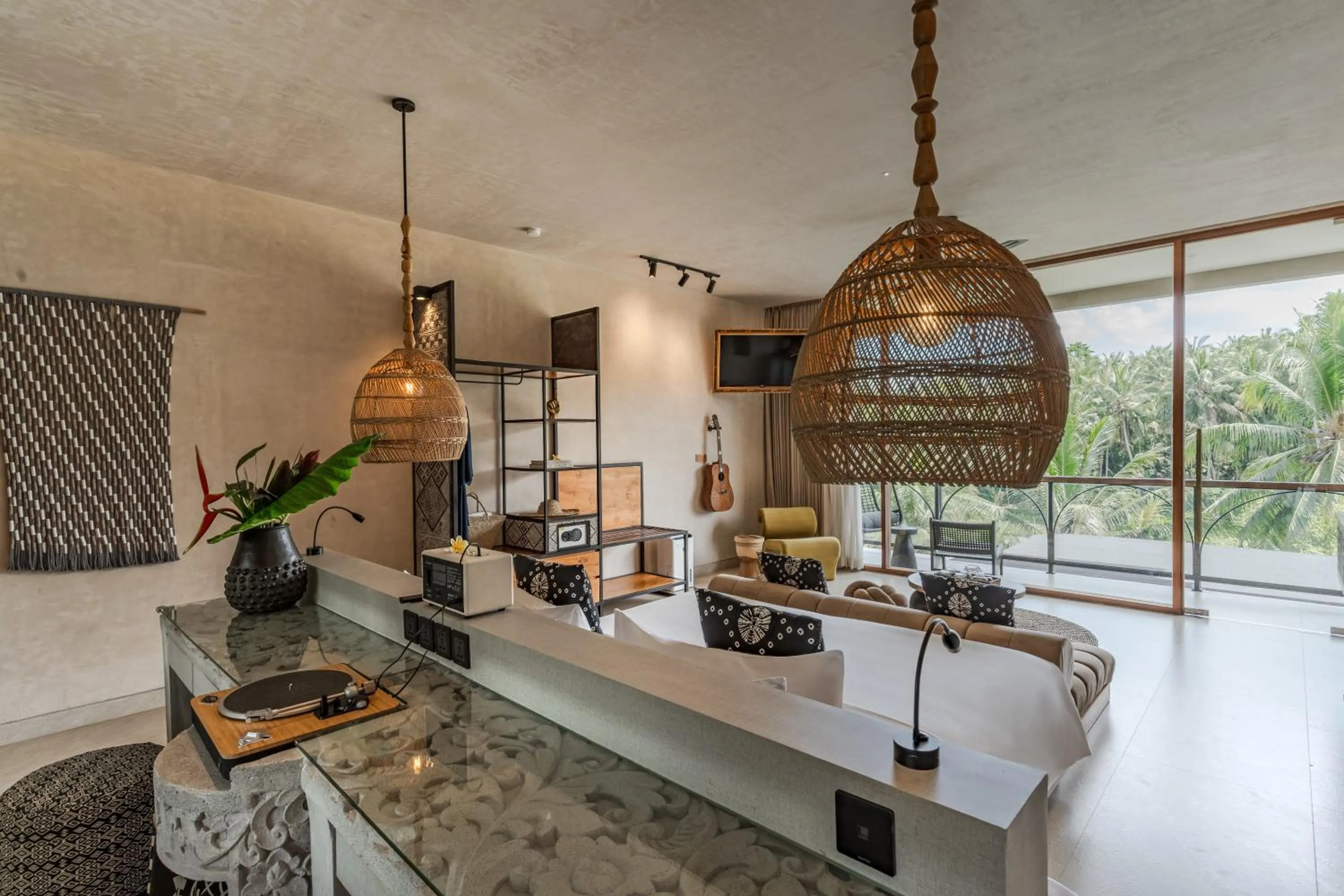 Living room in Soulshine Resort Ubud, Bali