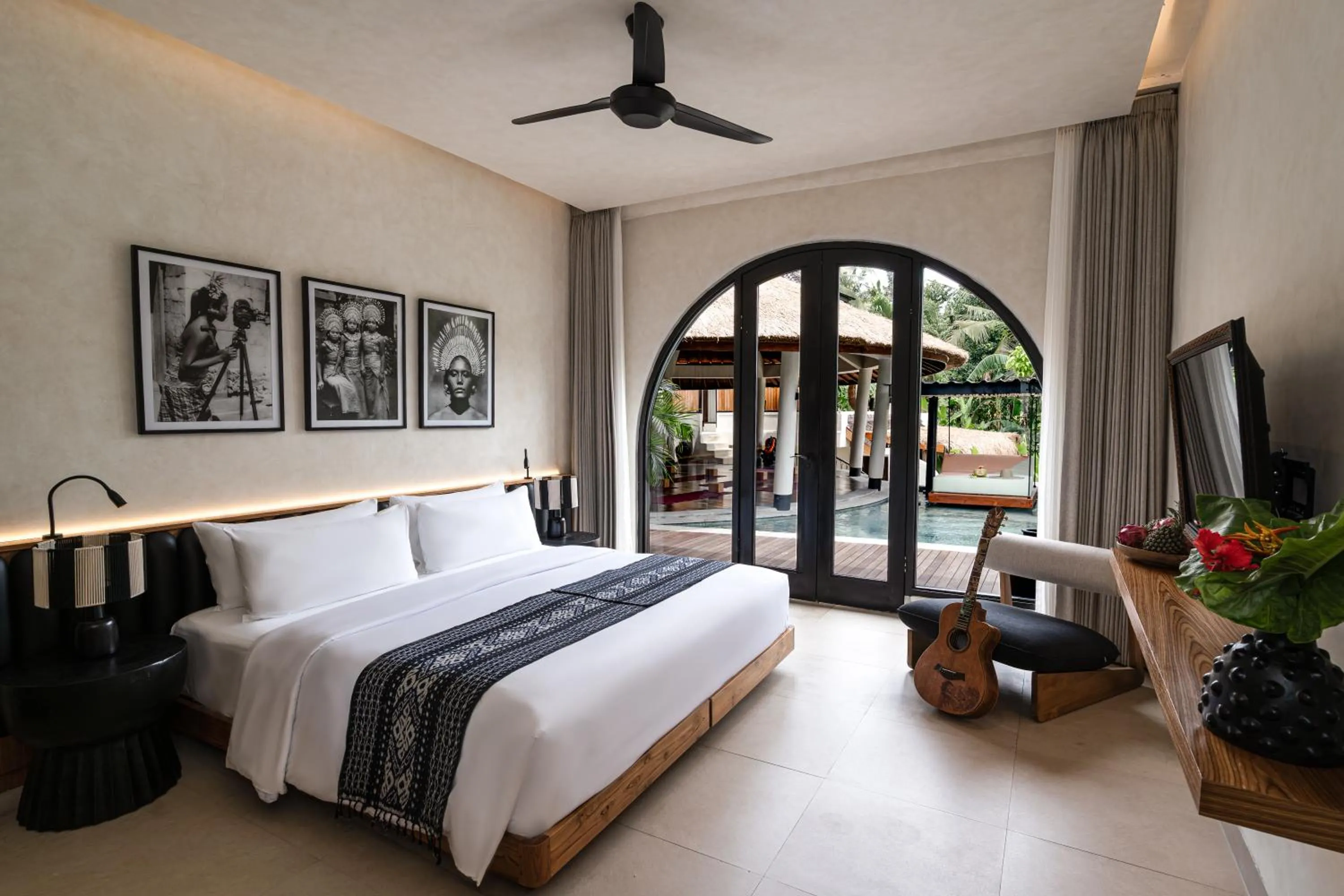 Bed in Soulshine Resort Ubud, Bali