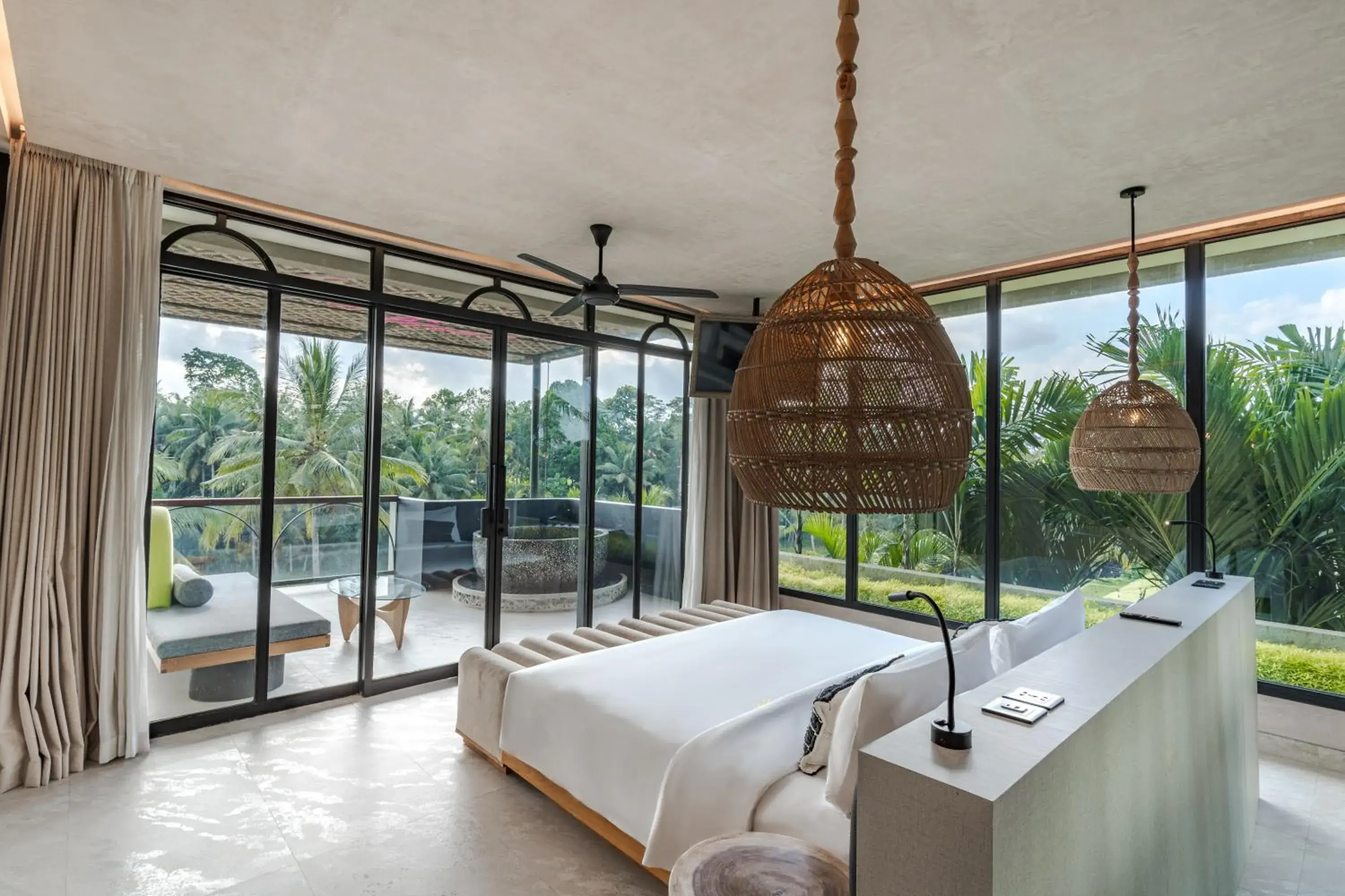 View (from property/room), Bed in Soulshine Resort Ubud, Bali View (from property/room), Bed in Soulshine Resort Ubud, Bali