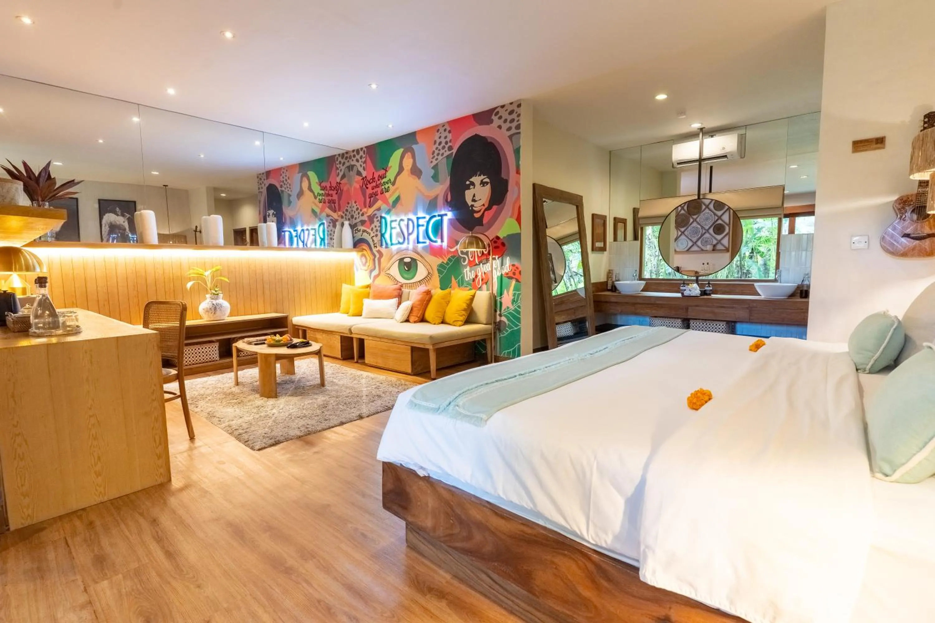 Bedroom, Bed in Soulshine Resort Ubud, Bali