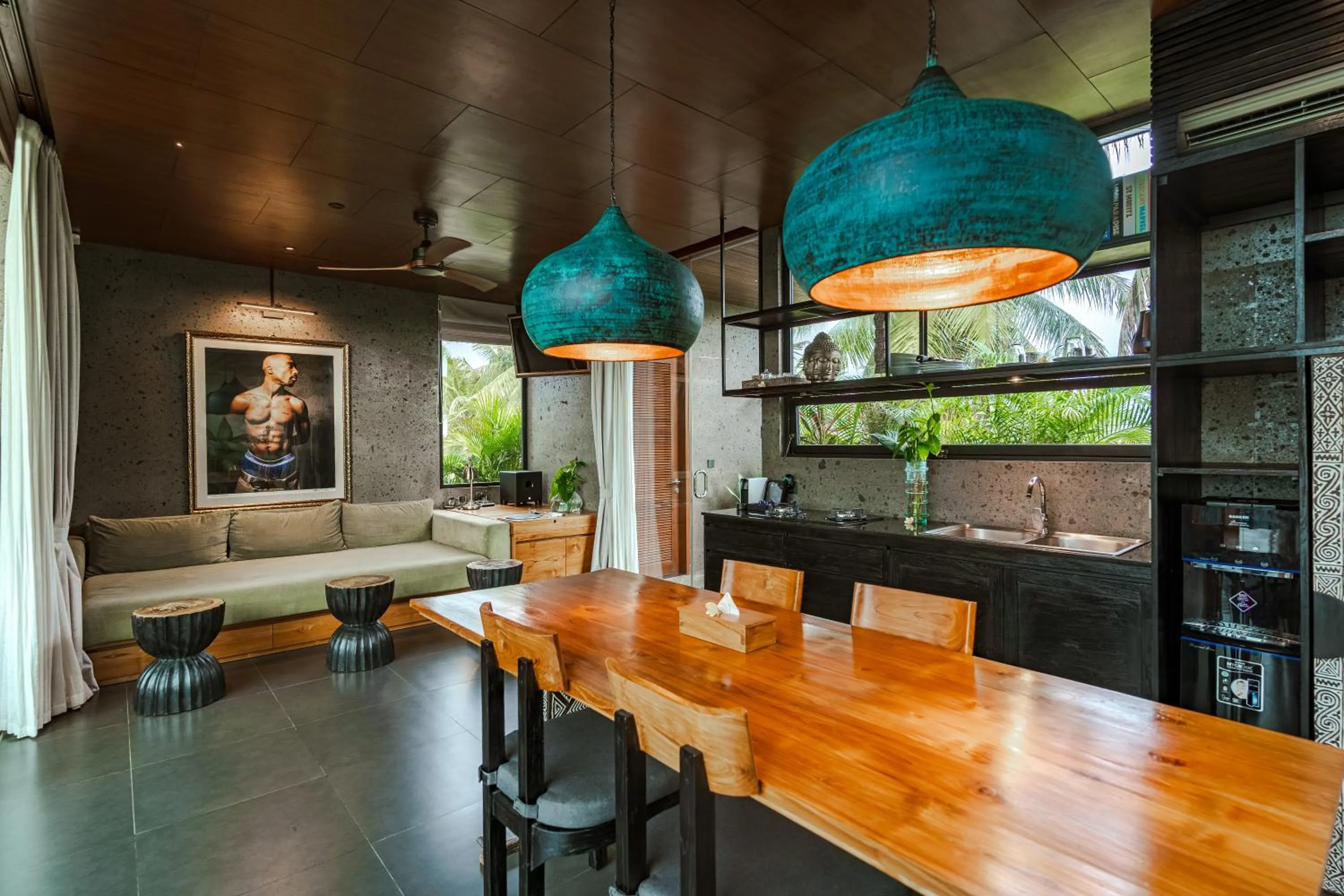 Living room in Soulshine Resort Ubud, Bali