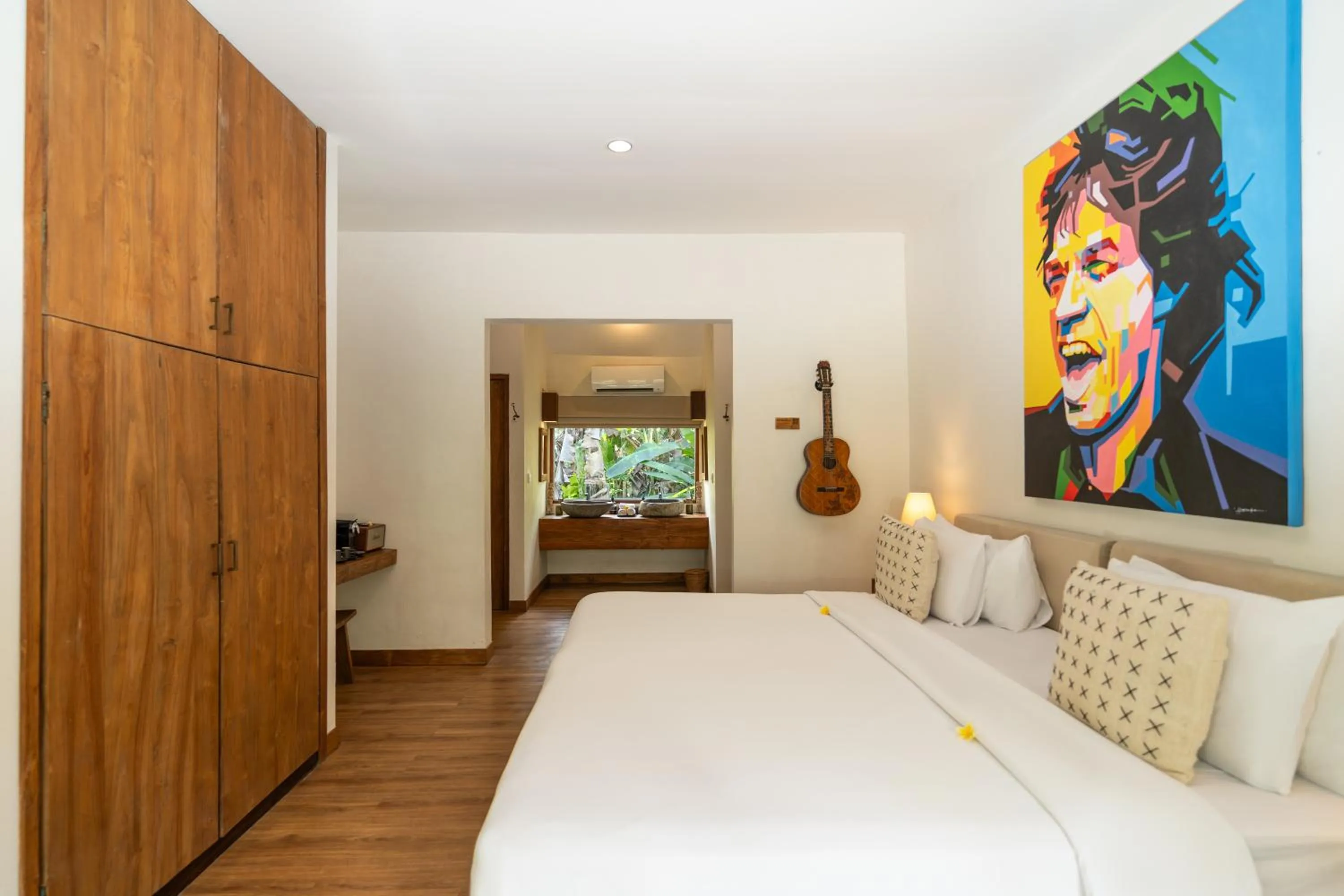 Bed in Soulshine Resort Ubud, Bali