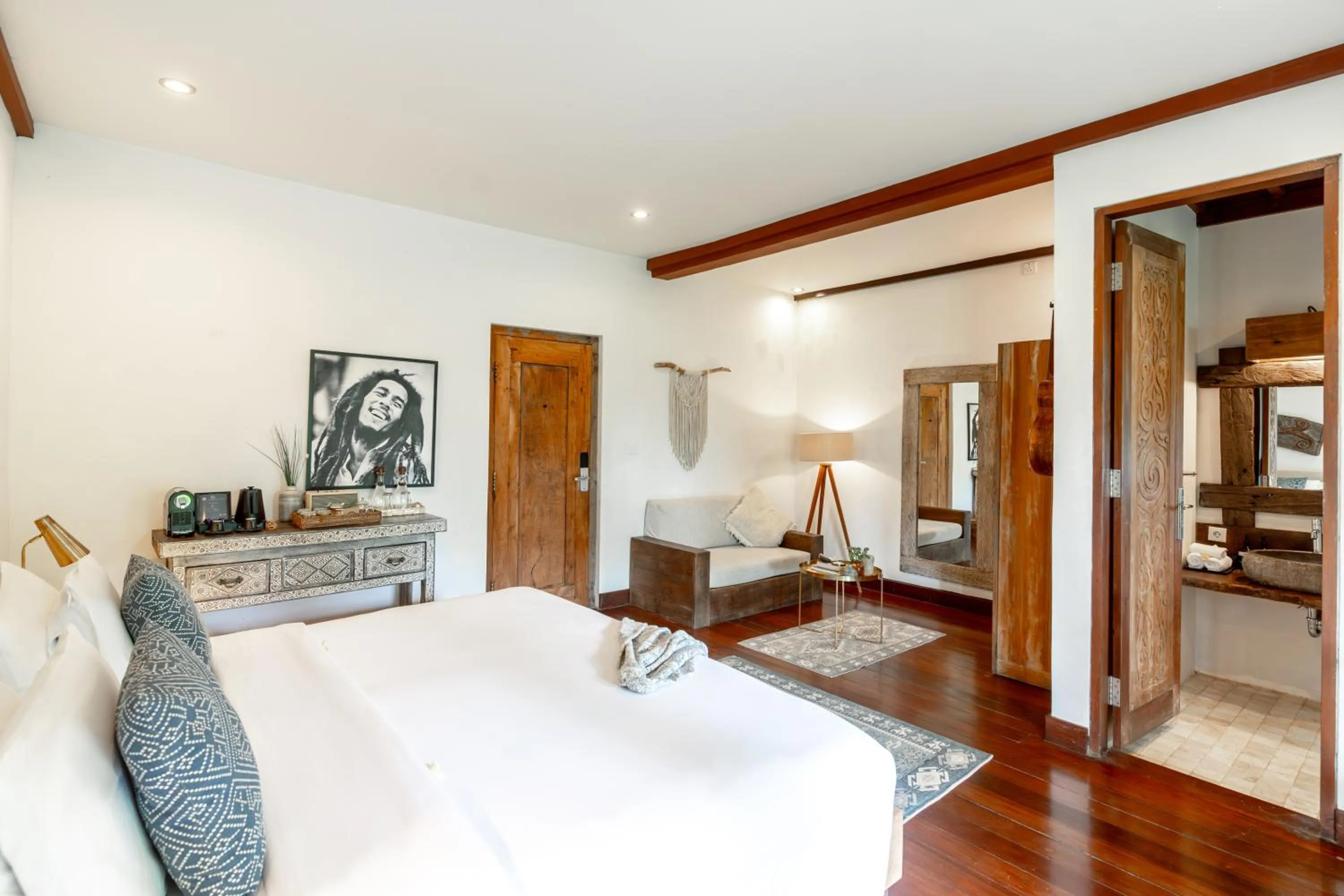 Bed in Soulshine Resort Ubud, Bali