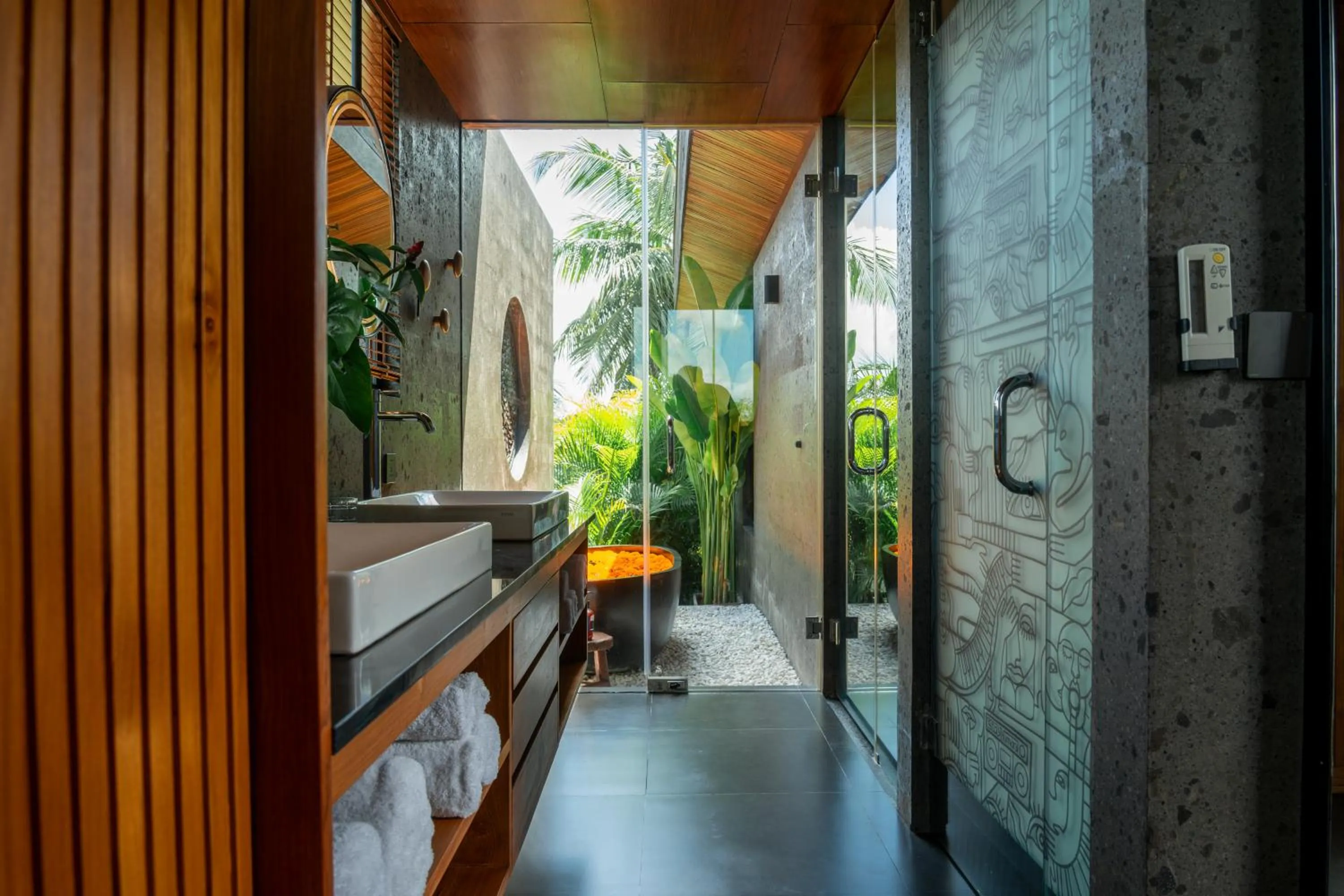 Bathroom in Soulshine Resort Ubud, Bali