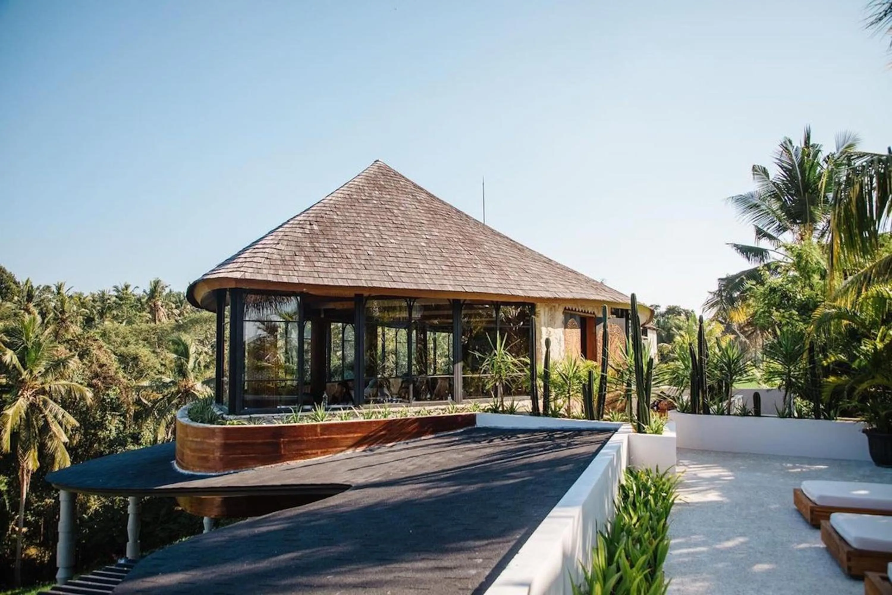 Property building in Soulshine Resort Ubud, Bali