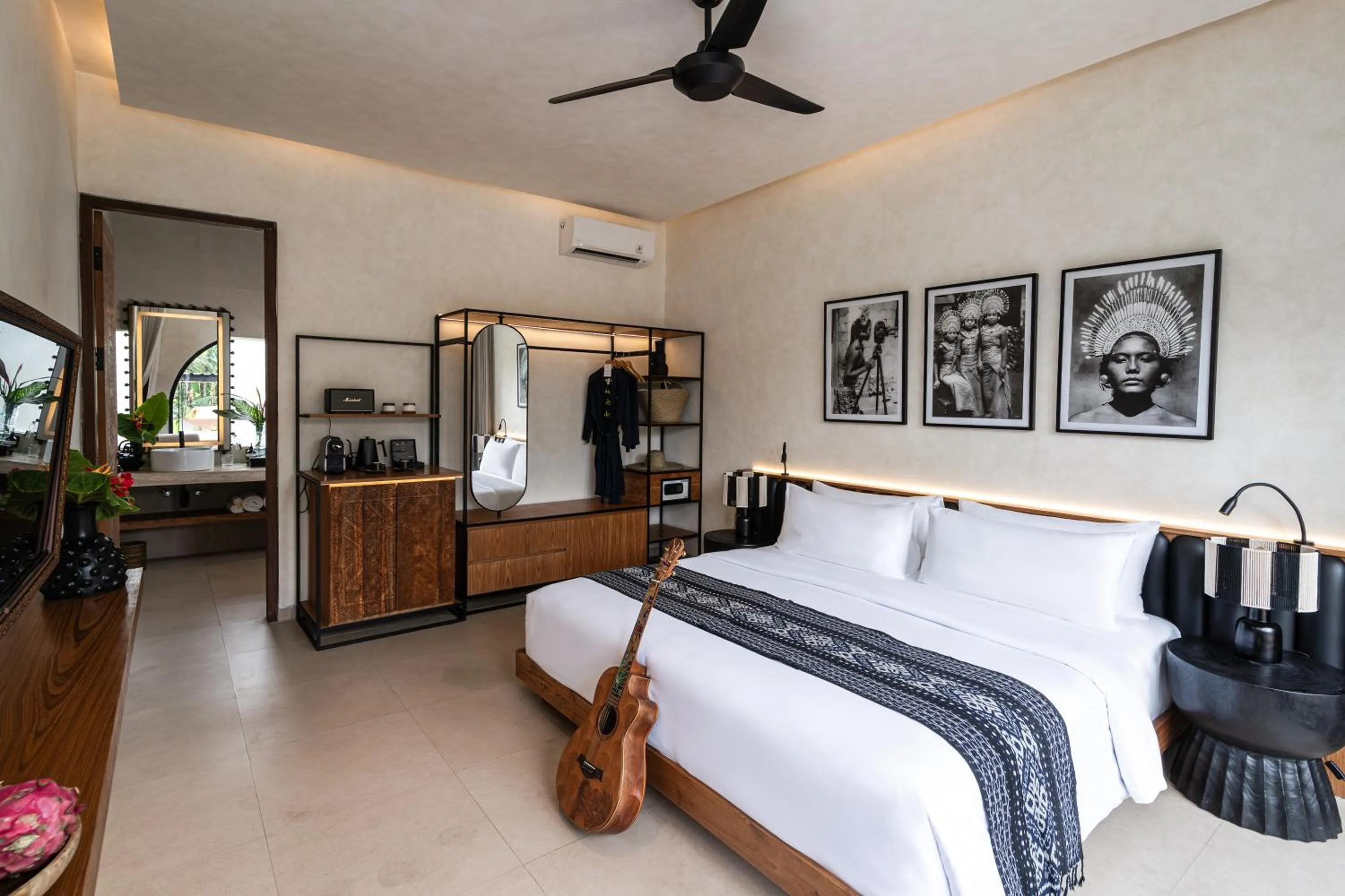 Bed in Soulshine Resort Ubud, Bali