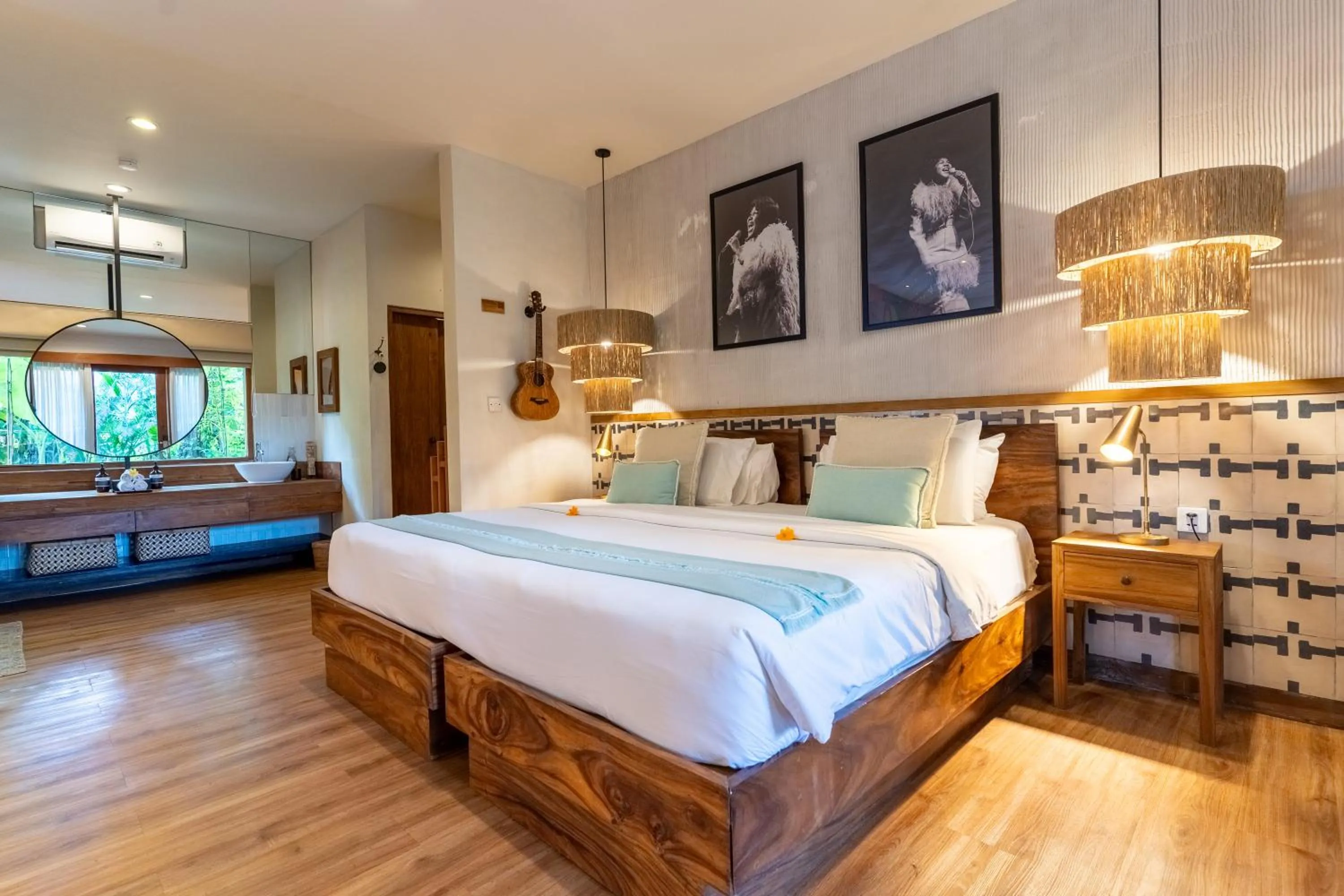 Bed in Soulshine Resort Ubud, Bali