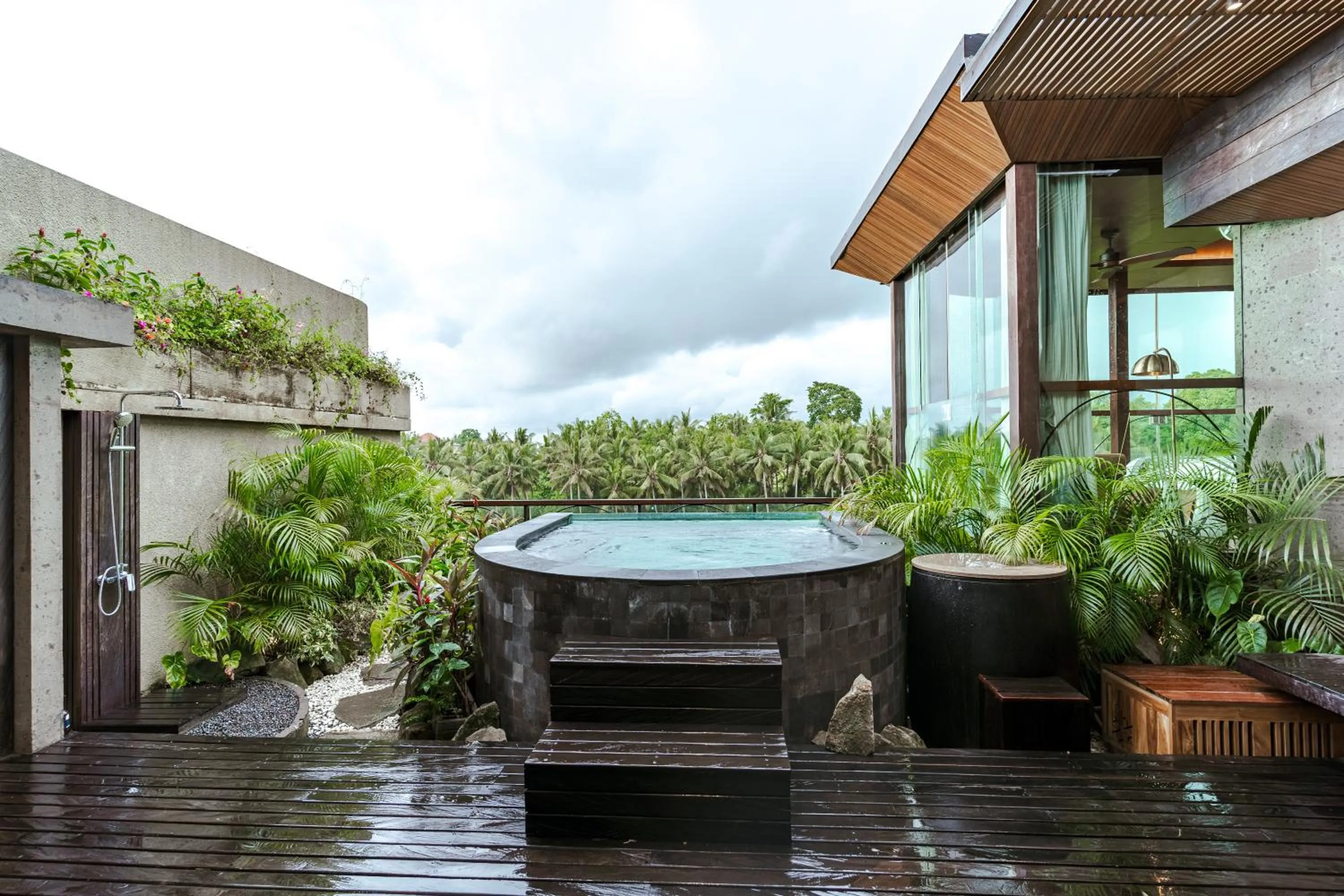 Pool view in Soulshine Resort Ubud, Bali