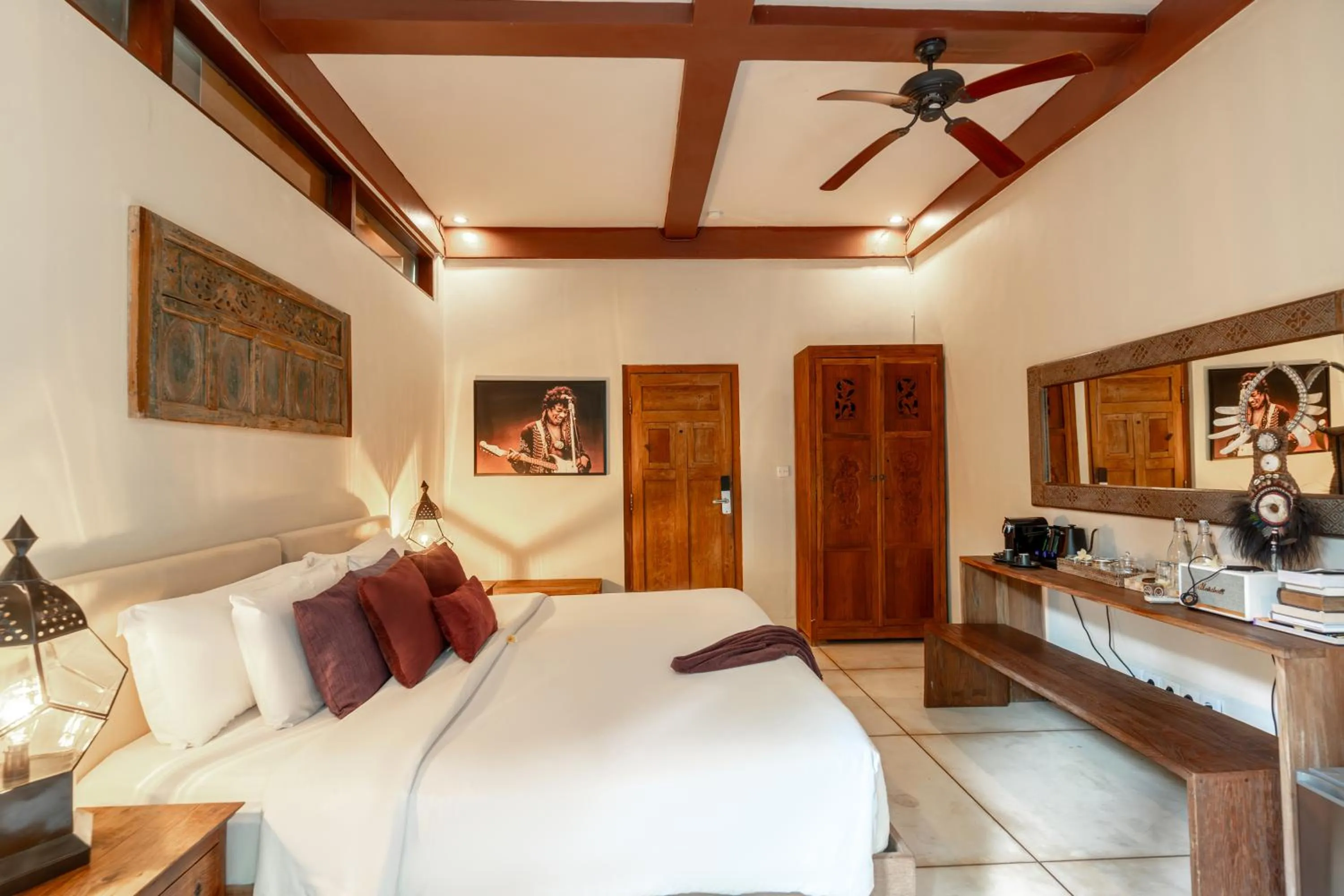 Bed in Soulshine Resort Ubud, Bali