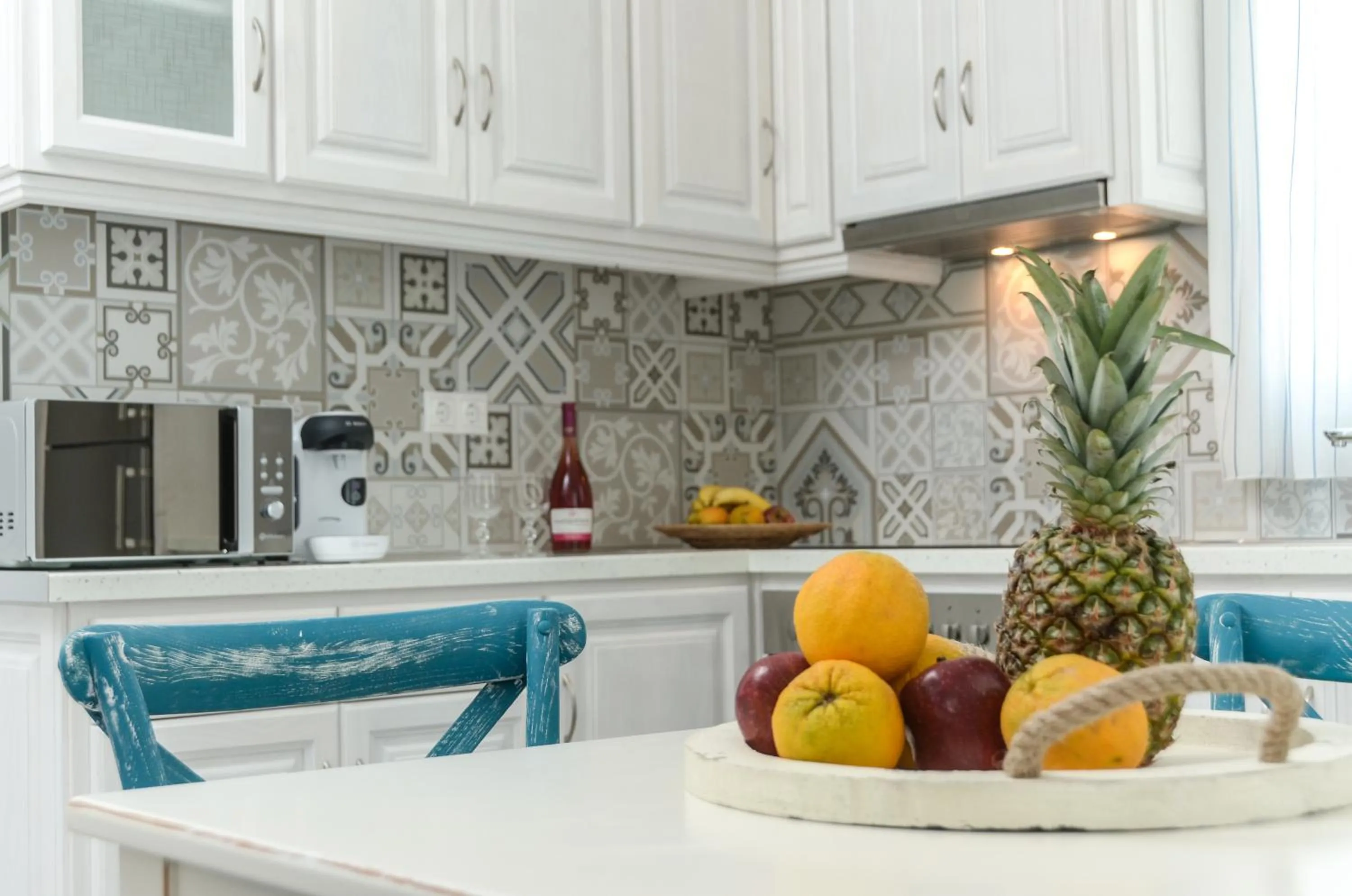 Kitchen or kitchenette in Sea & Olives Suites Hotel and Villas