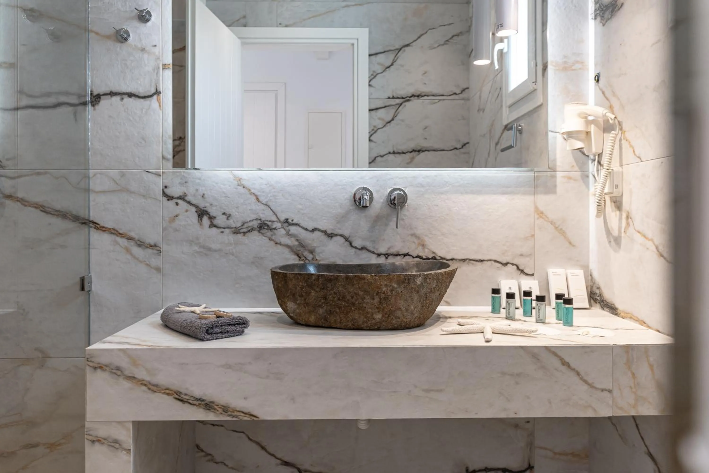 Bathroom in Sea & Olives Suites Hotel and Villas