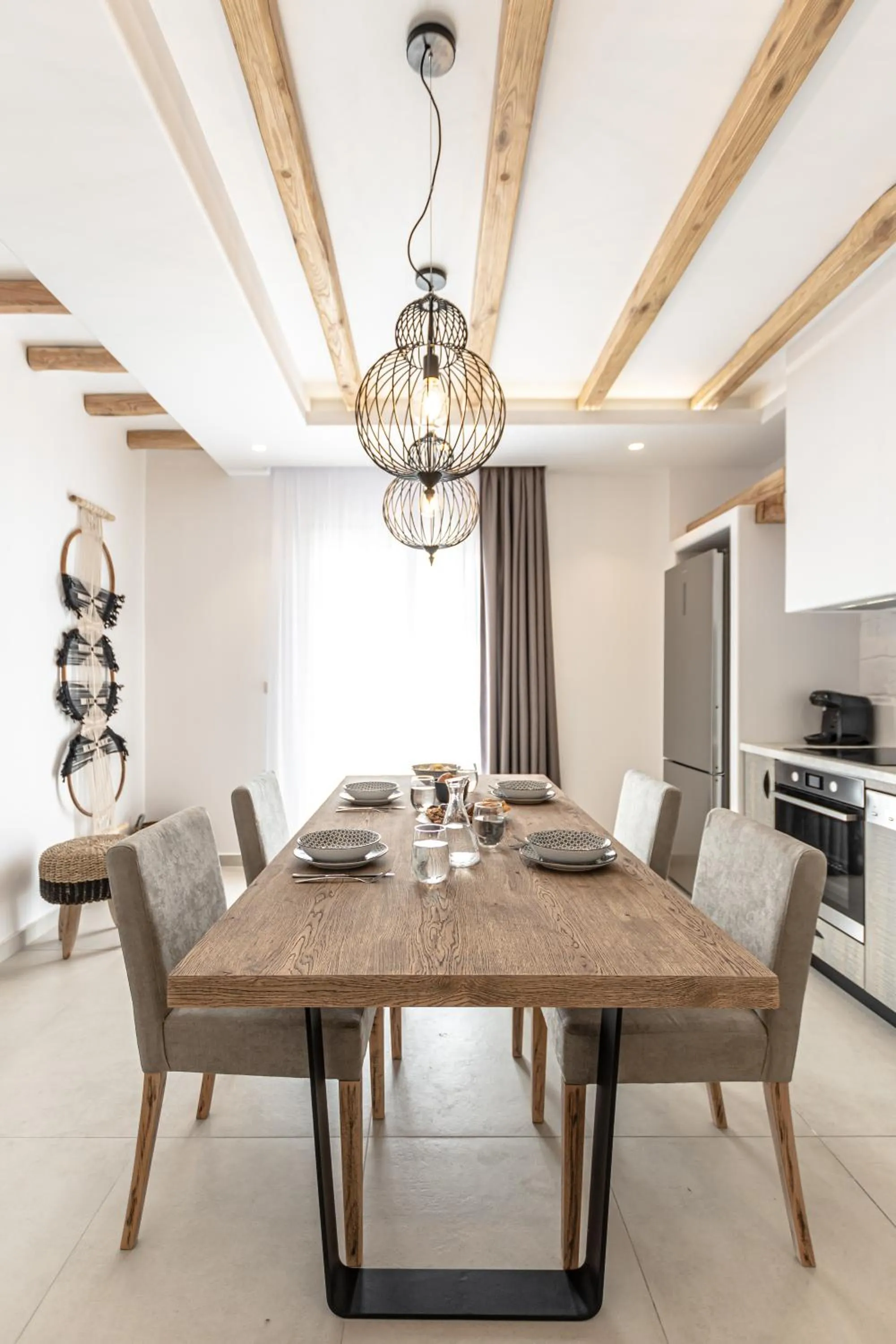 Kitchen or kitchenette in Sea & Olives Suites Hotel and Villas