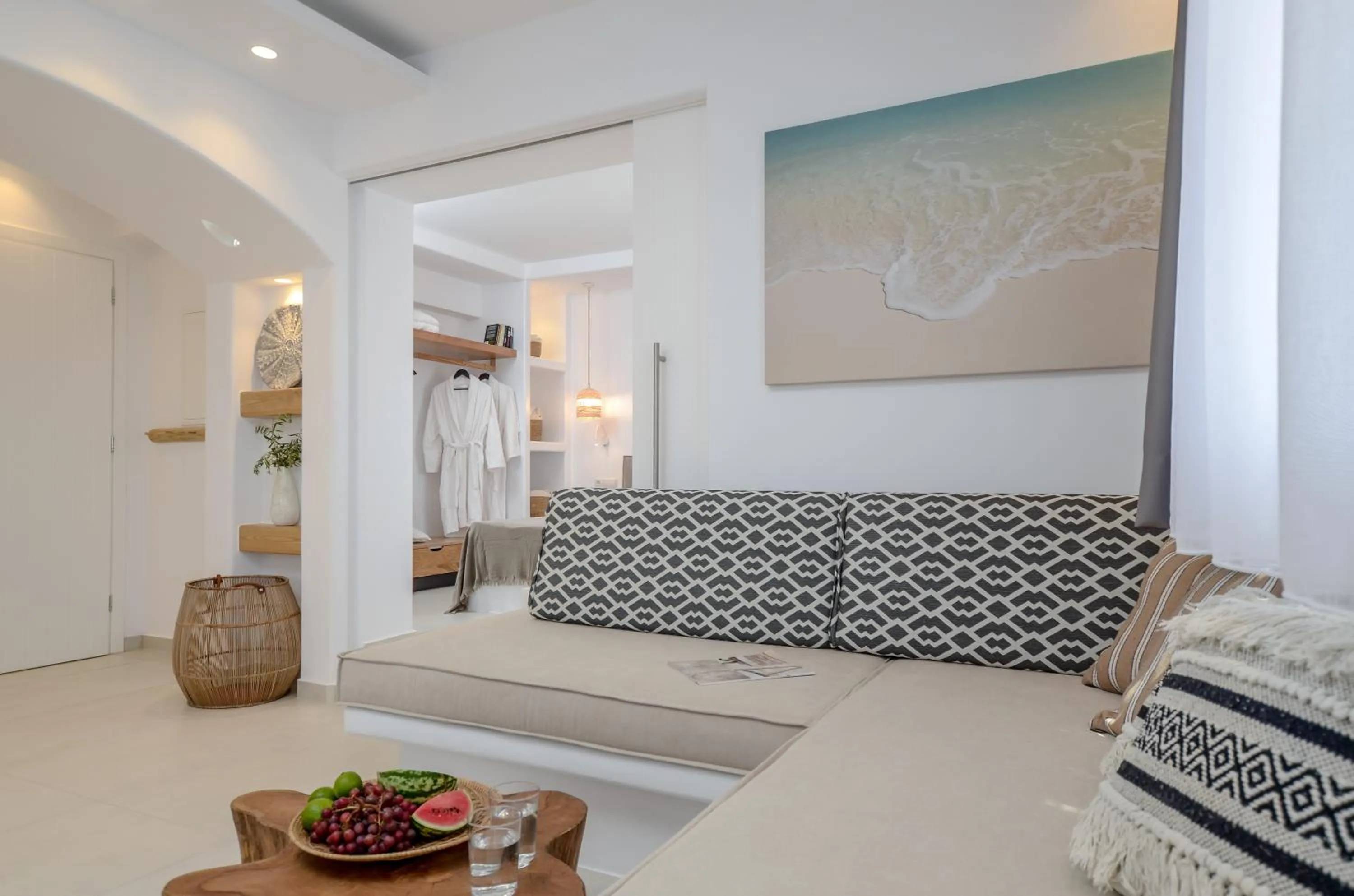 Property building, Bed in Sea & Olives Suites Hotel and Villas