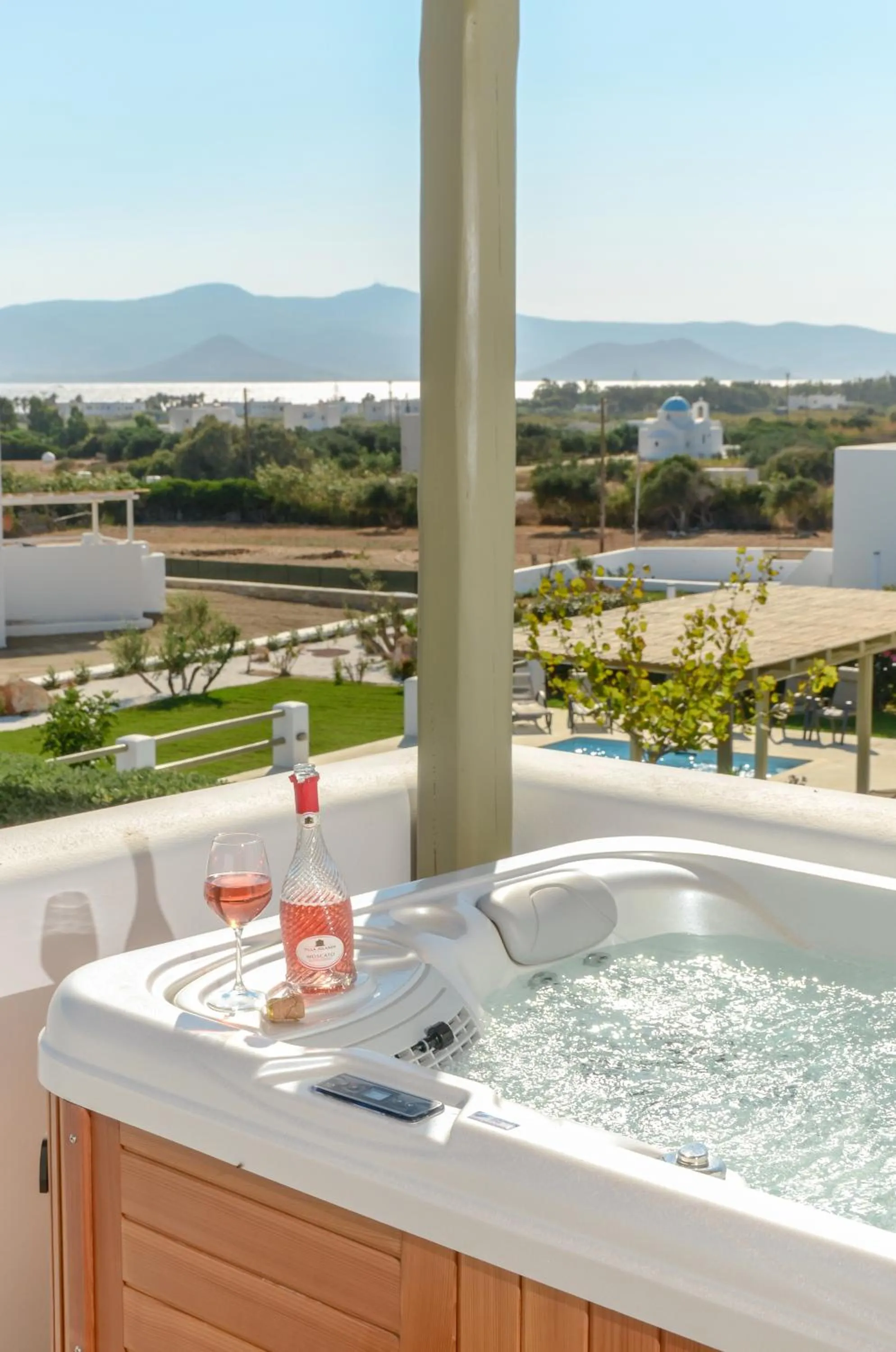 Balcony/Terrace in Sea & Olives Suites Hotel and Villas
