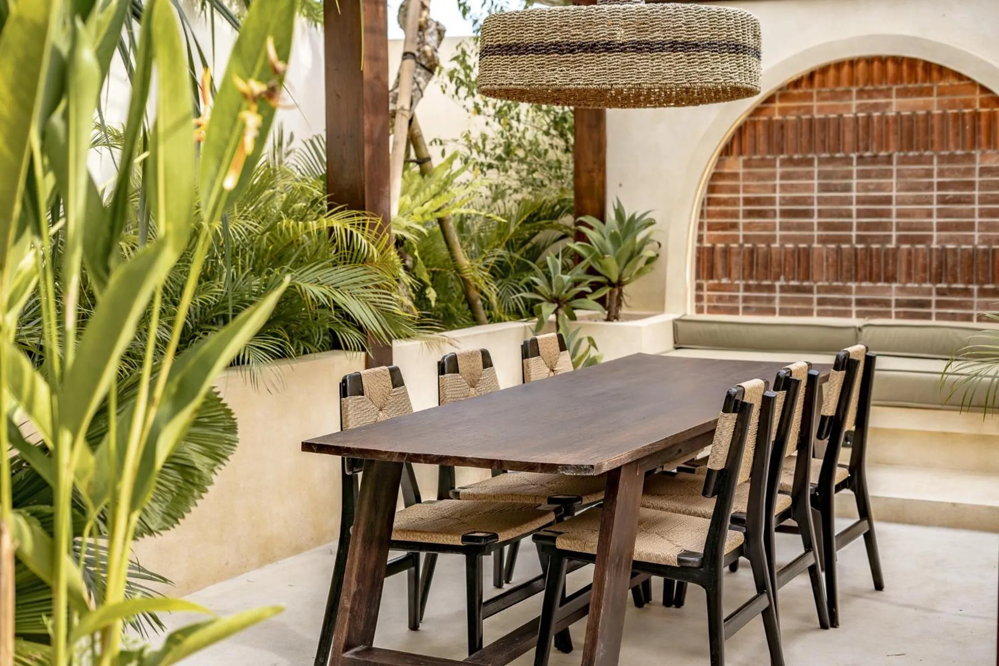Patio in Bedouin House Pererenan