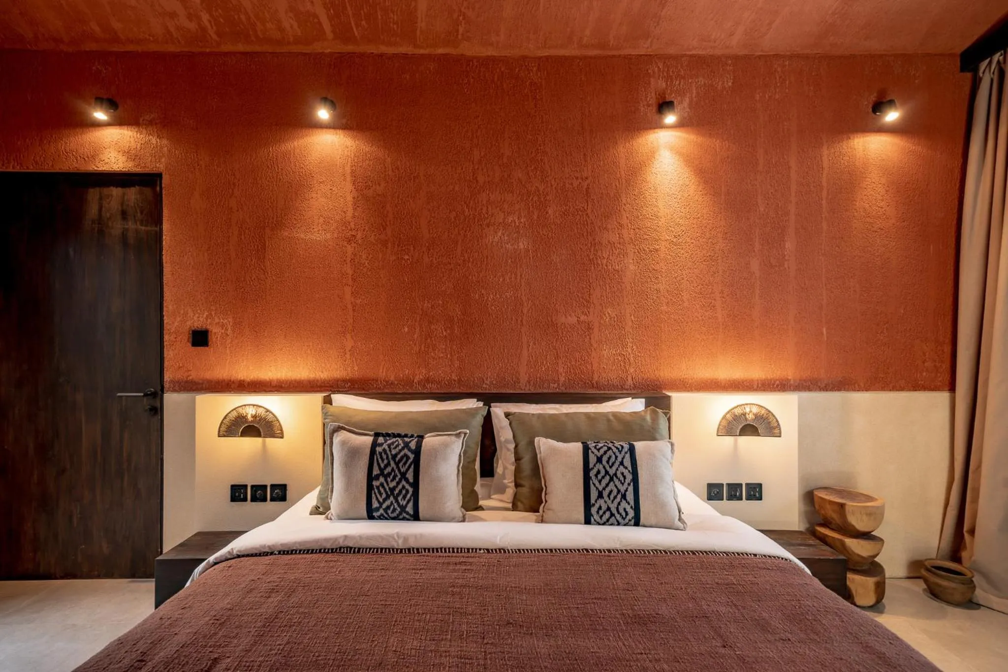 Bed in Bedouin House Pererenan