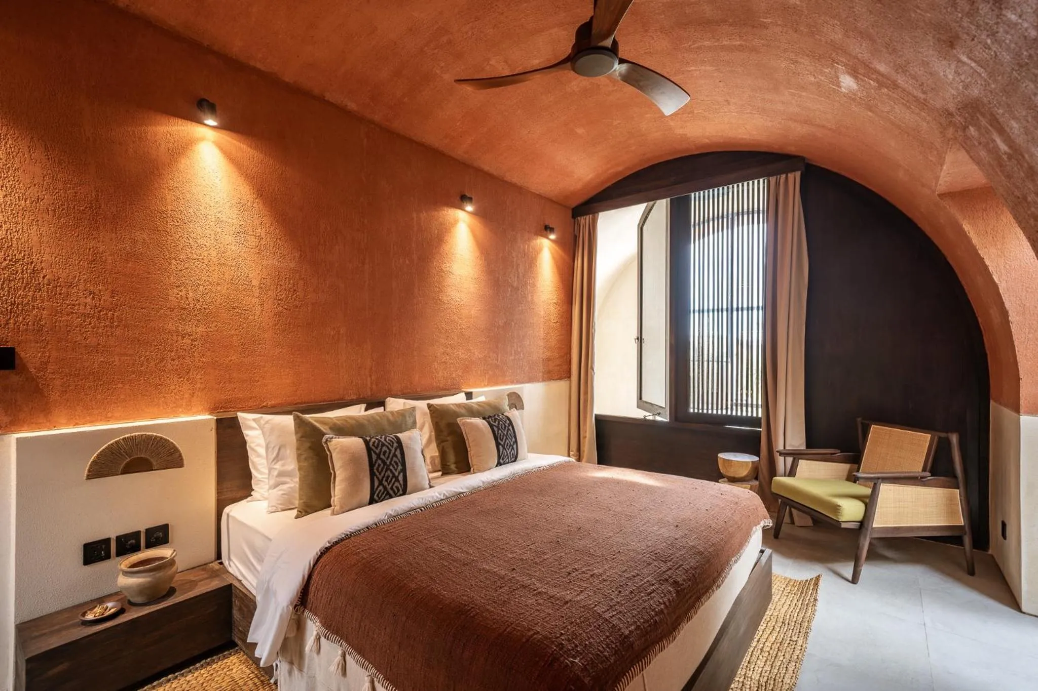 Bed in Bedouin House Pererenan