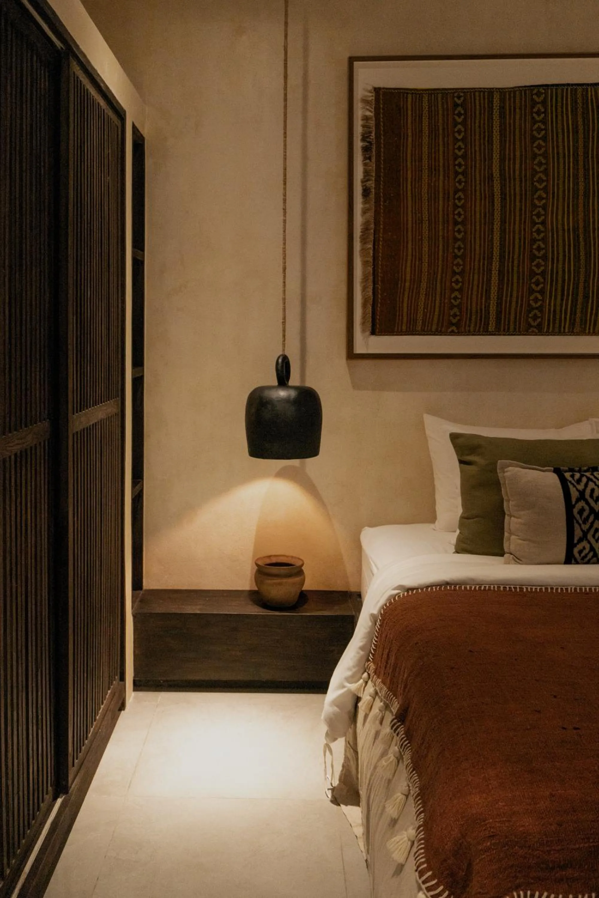 Bedroom, Bed in Bedouin House Pererenan